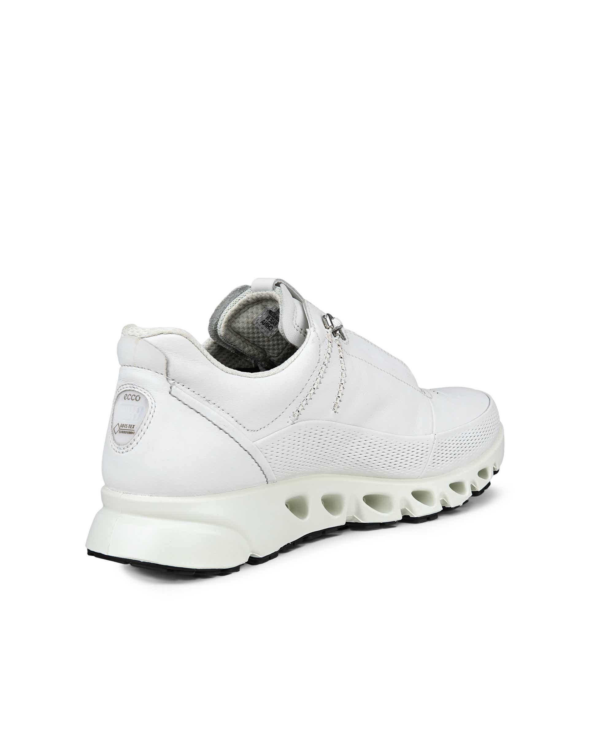 ECCO® Multi-Vent chaussures en cuir Gore-Tex pour femme - Blanc - Back