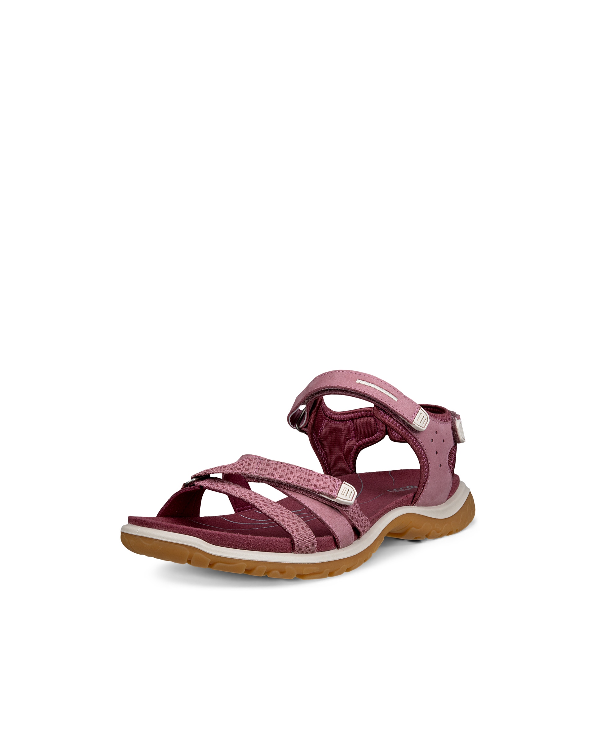 ECCO® OFFROAD ROAM Damen Nubuksandale mit zwei Riemen - Rosa - Main