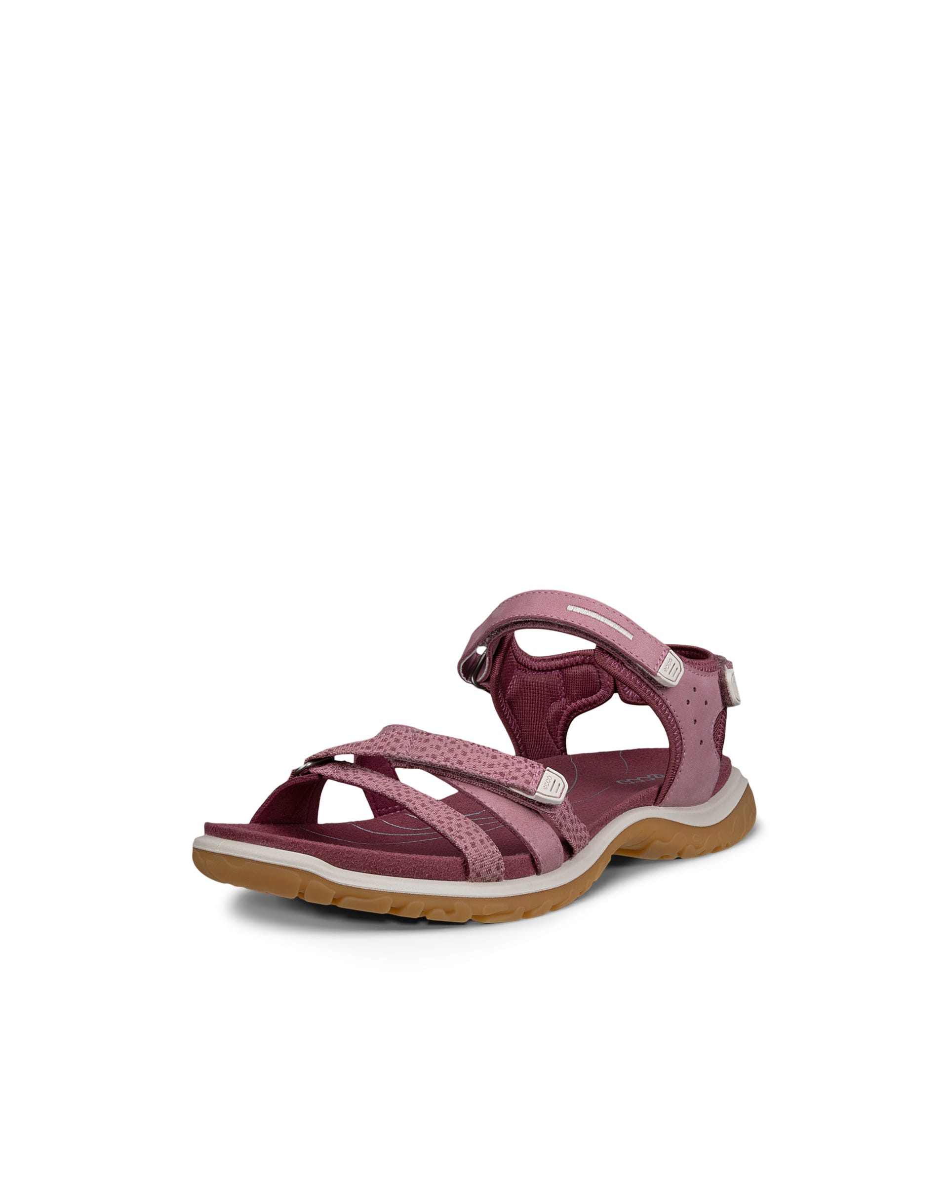 ECCO® OFFROAD ROAM Damen Nubuksandale mit zwei Riemen - Rosa - Main