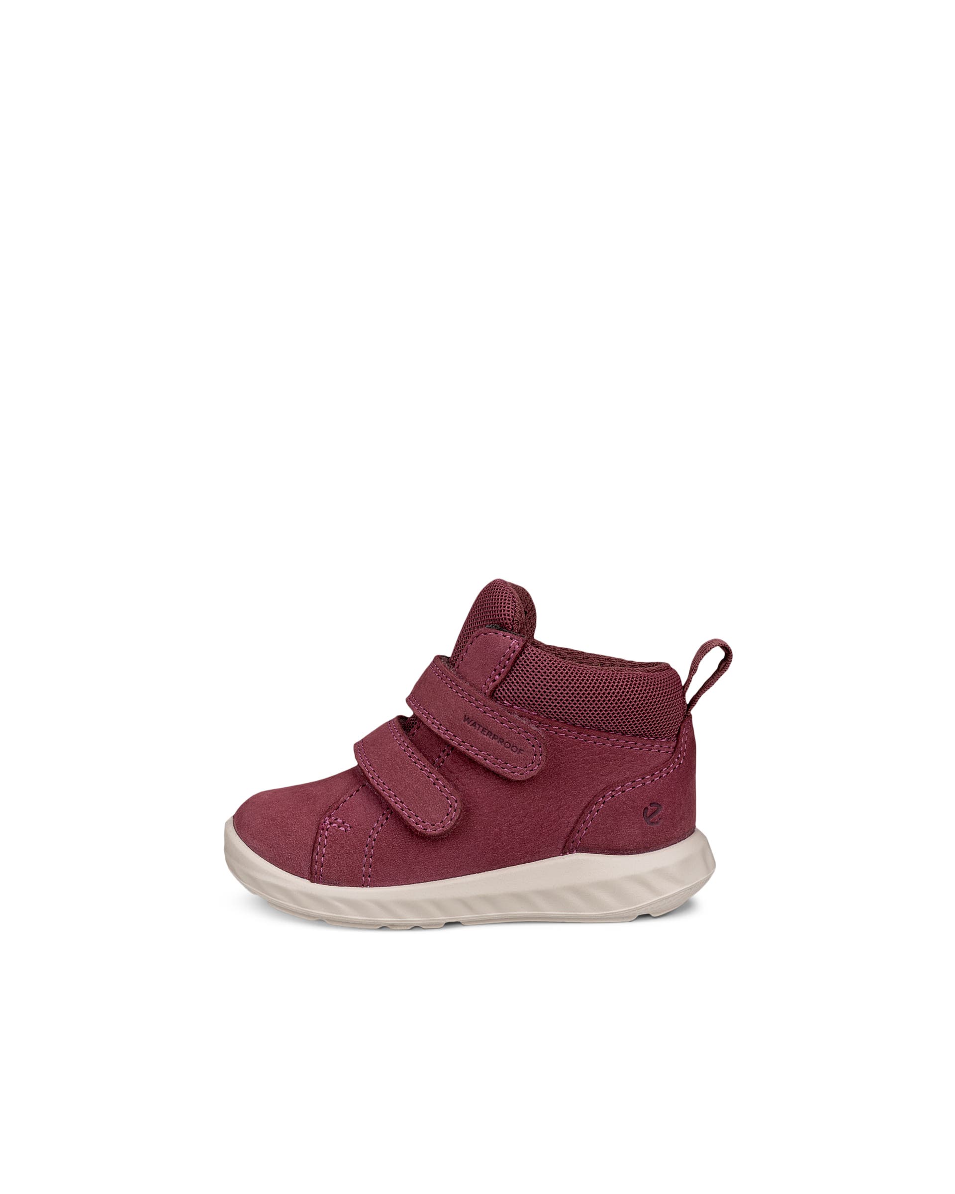 Dziecięce nubukowe buty sportowe na rzepy ECCO® SP.1 LITE INFANT - Różowy - Outside