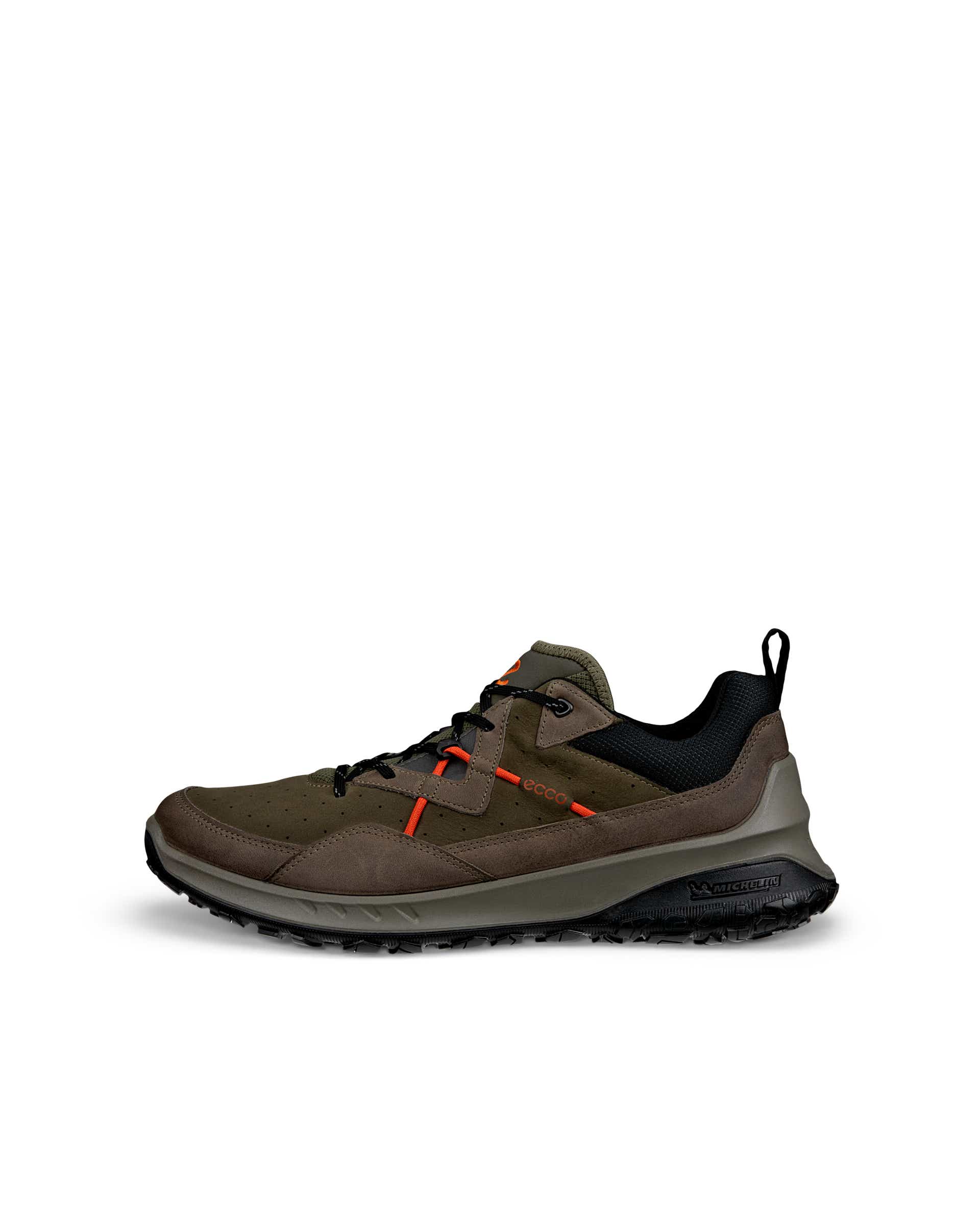 Men's ECCO® ULT-TRN Nubuck Hiking Shoe - Green - Outside