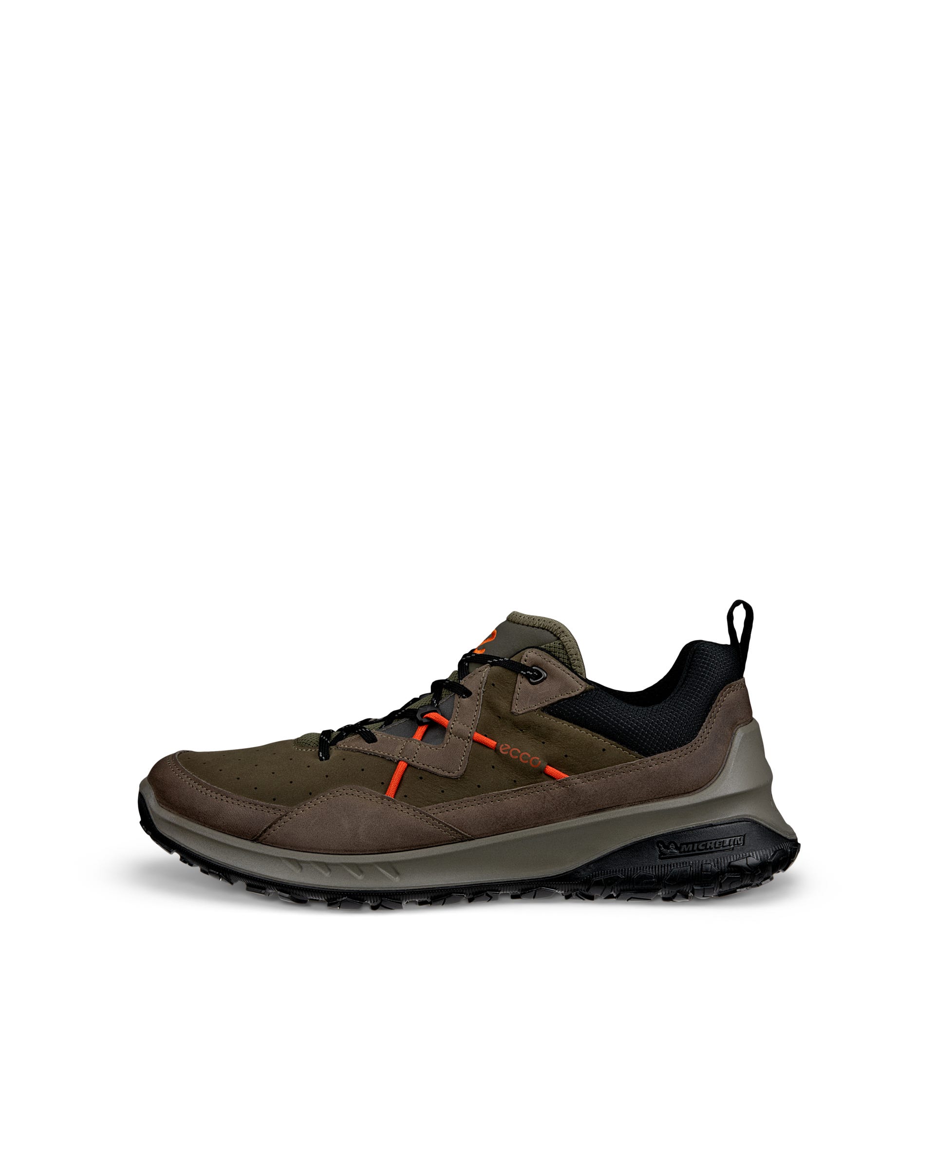 Men's ECCO® ULT-TRN Nubuck Hiking Shoe - Green - Outside