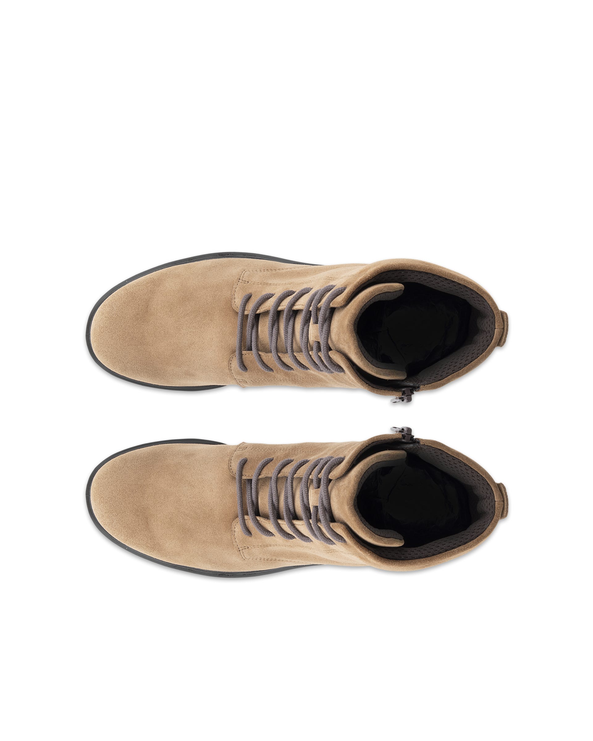 Women's ECCO® METROPOLE VIENNA Suede Mid-Cut Boot - Brown - Outside