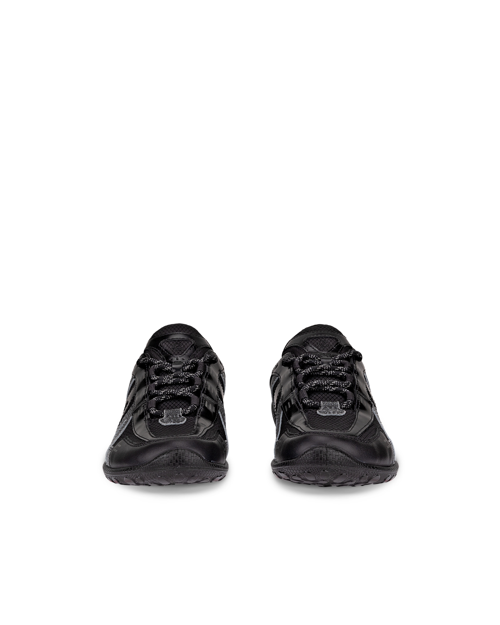 Zapatillas de montaña de piel ECCO® BIOM Lite para mujer - Negro - Front pair