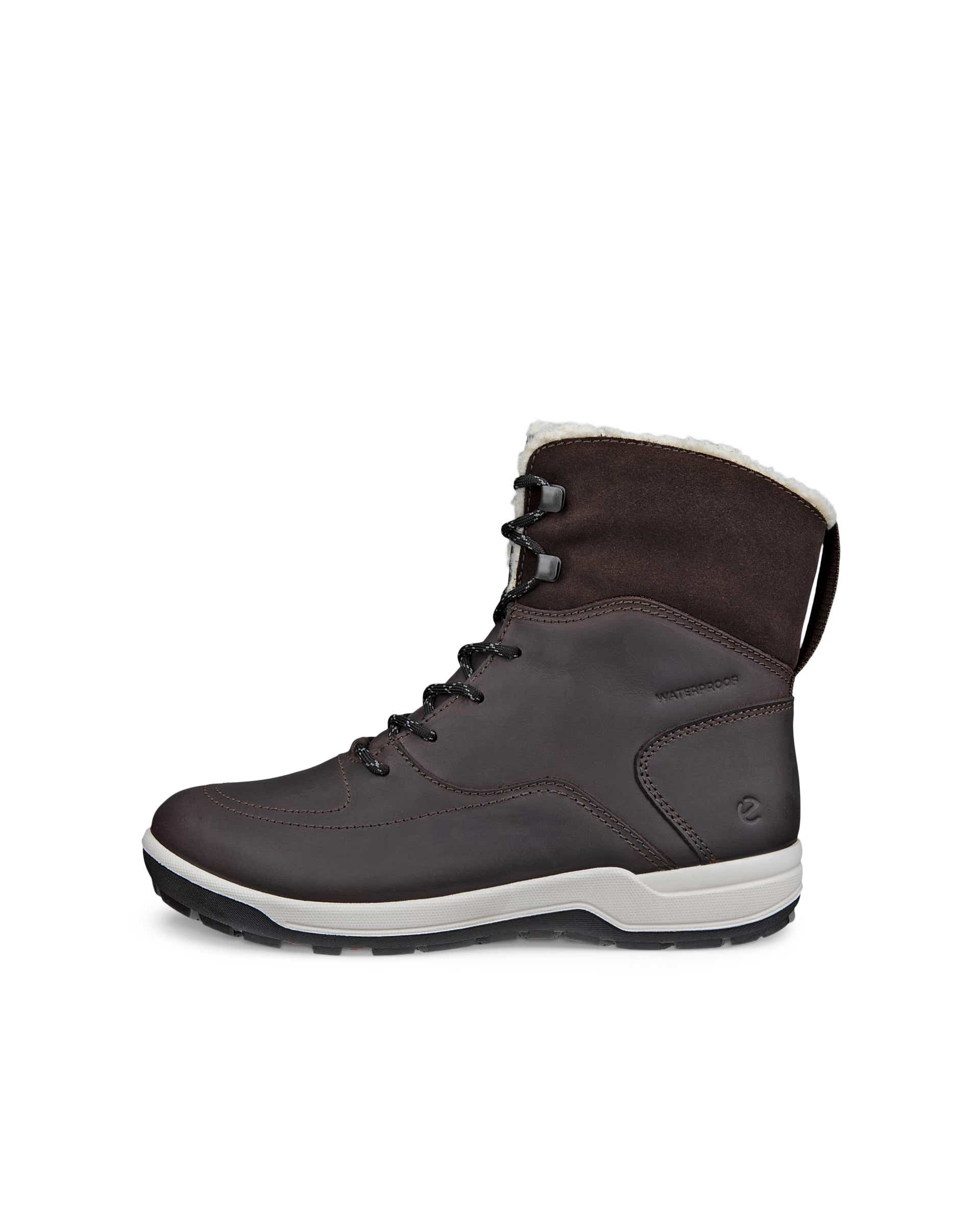 Women's ECCO® Trace Lite Waterproof Oiled Nubuck Boot - Brown - Outside