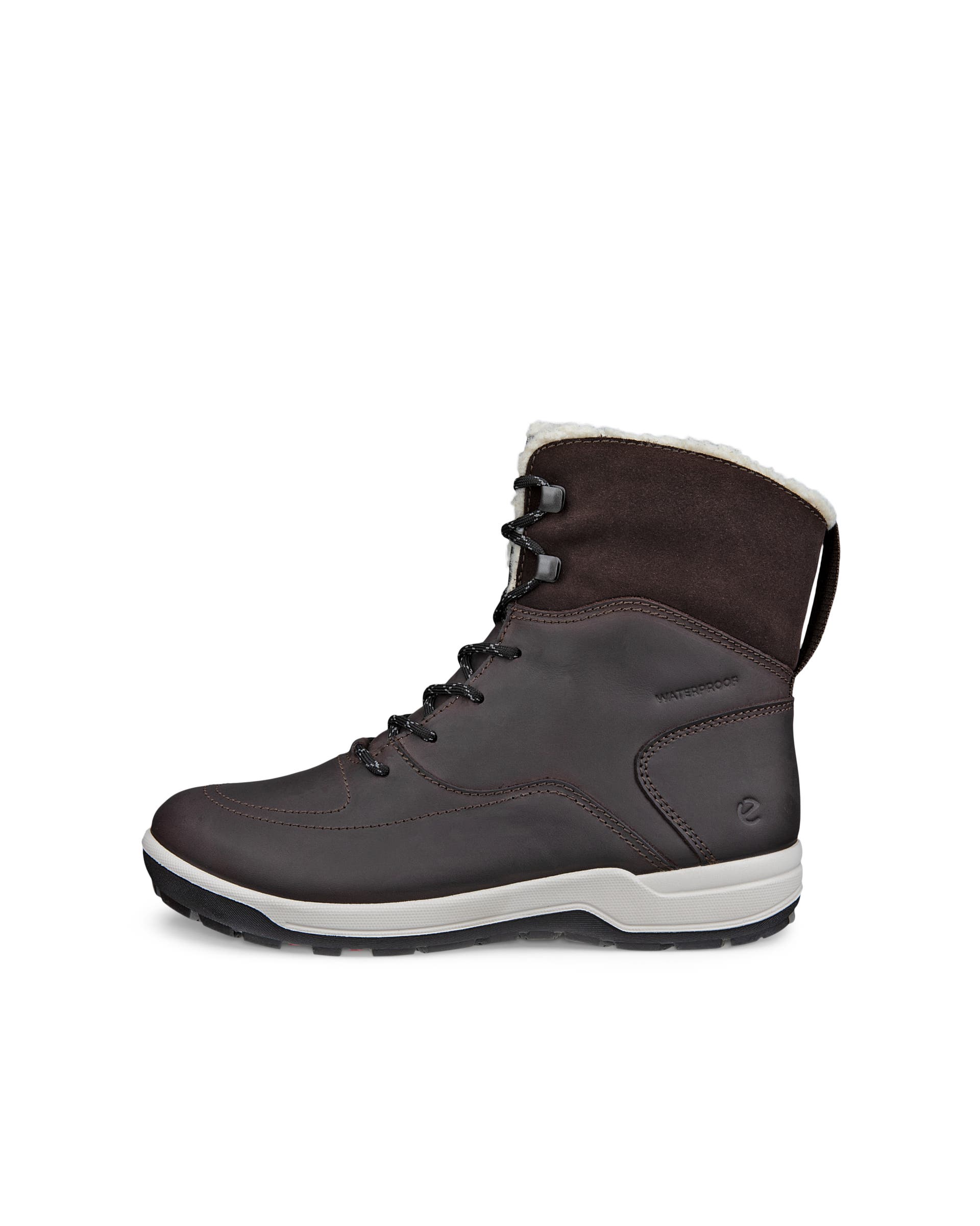 Women's ECCO® Trace Lite Waterproof Oiled Nubuck Boot - Brown - Outside