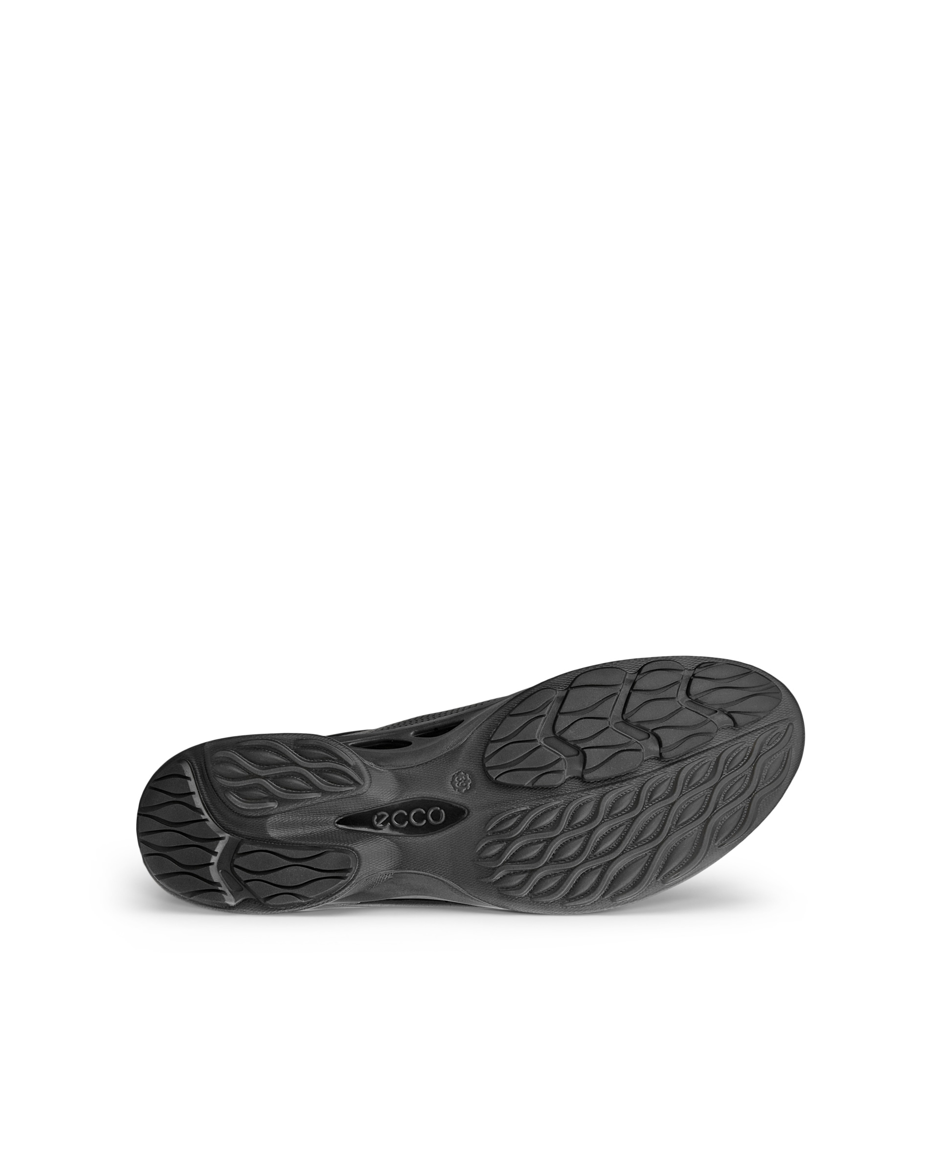 Women's ECCO® Biom Fjuel Leather Outdoor Sneaker - Black - Sole
