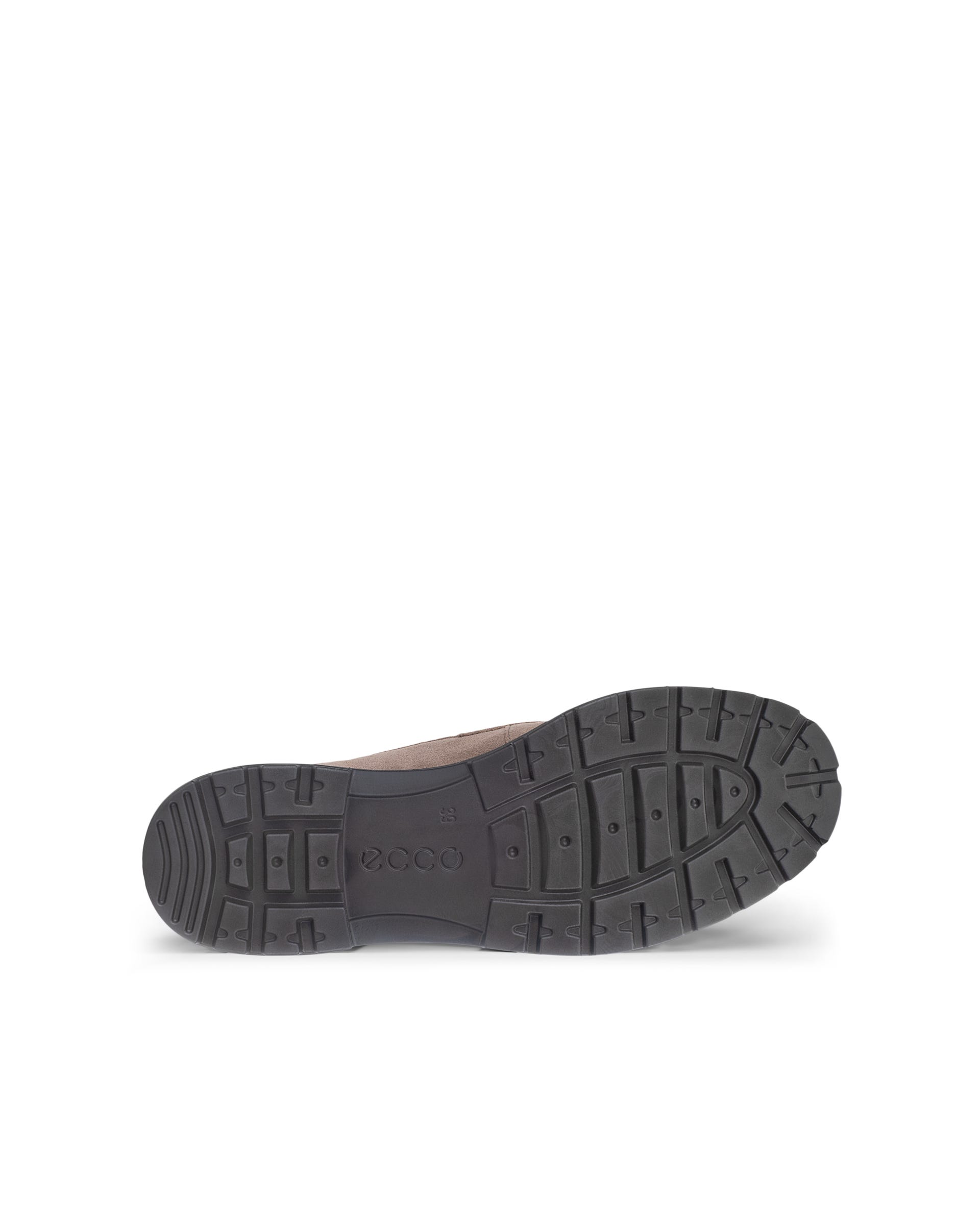 Women's ECCO® METROPOLE VIENNA Suede Loafer - Brown - Sole