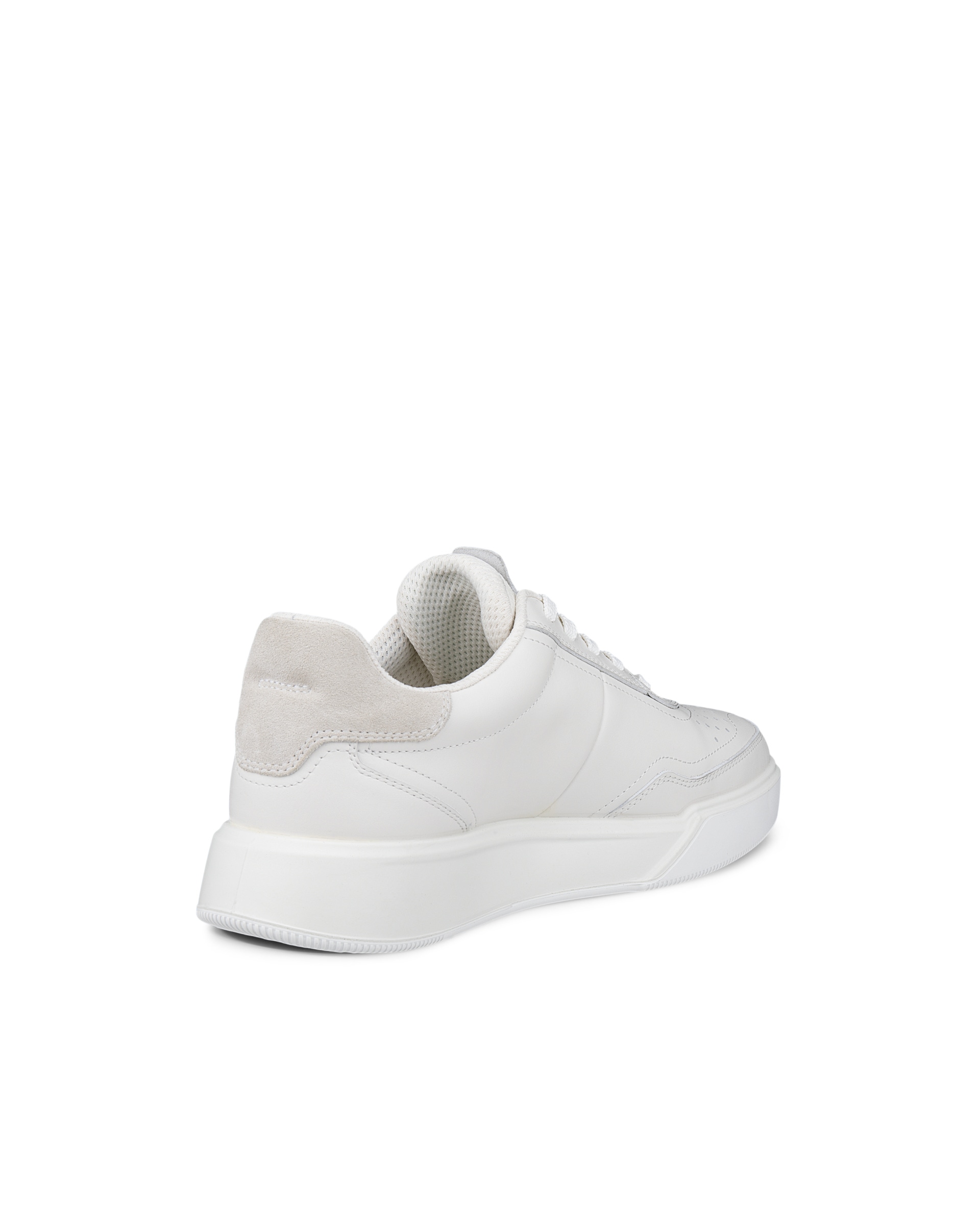 ECCO STREET COURT WOMEN'S SNEAKER - White - Back