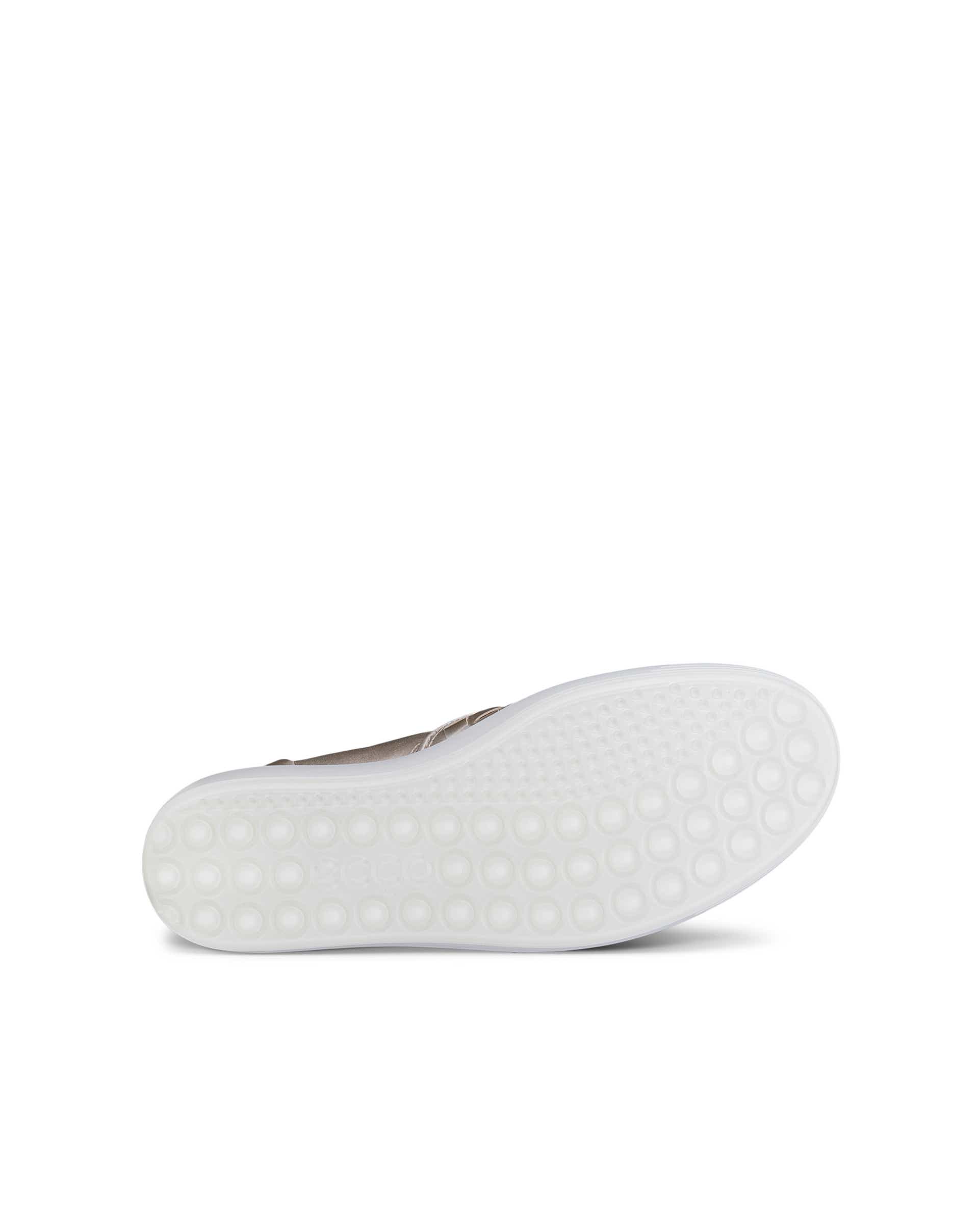 Women's ECCO® Soft 7 Woven Leather Slip-On - Metallics - Sole