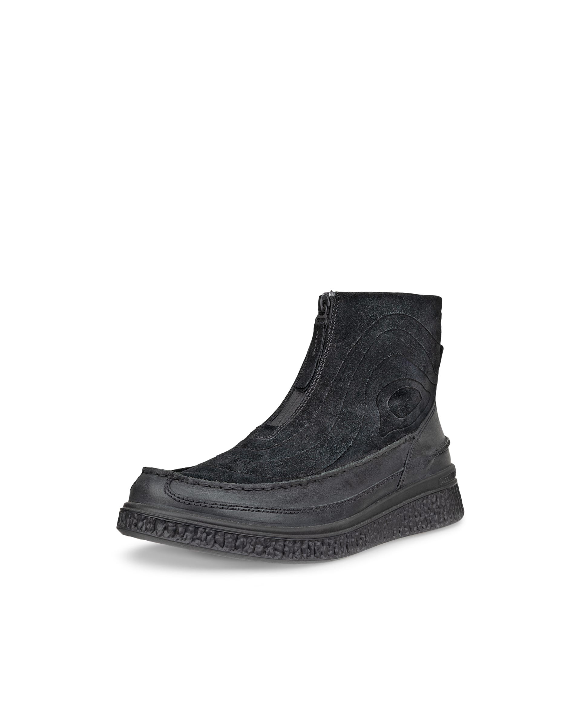 ECCO® WALKER 3.0 Herren Bootie aus Veloursleder mit Reißverschluss - Schwarz - Main