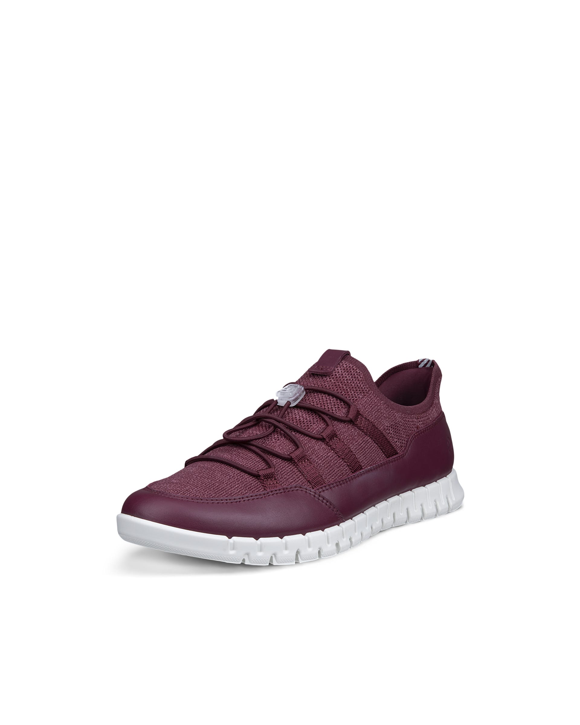 ECCO® GRUUV LITE chaussures à lacets en textile pour femme - Rouge - Main