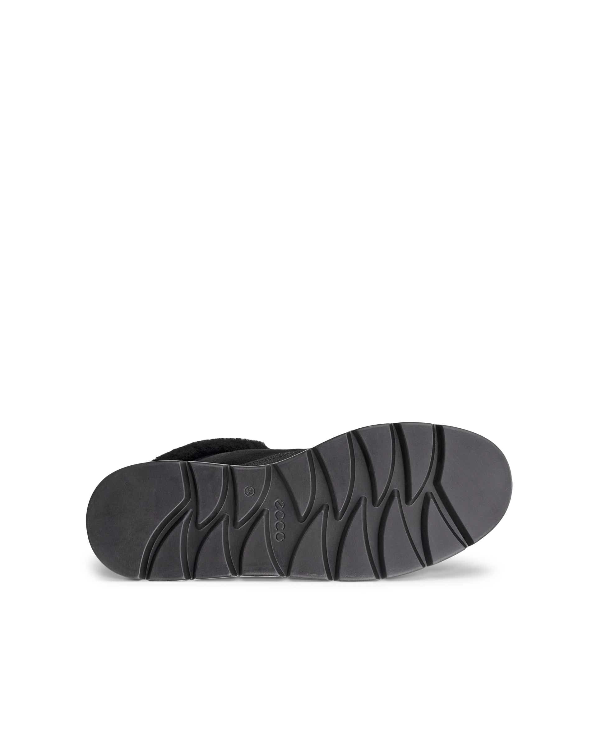 여성용 ECCO Nouvelle 스웨이드 겨울 부츠 - 블랙 - Sole