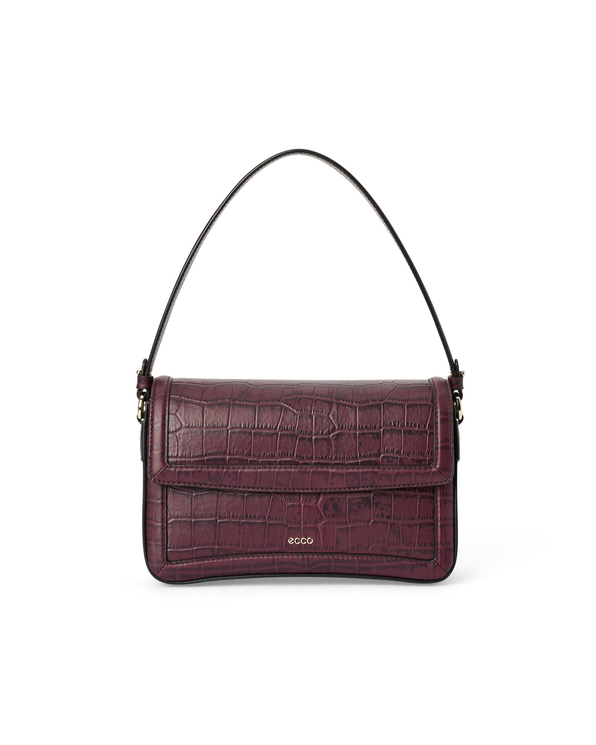 ECCO® PINCH BAG Damen Umhängetasche aus Leder - Lila - Main