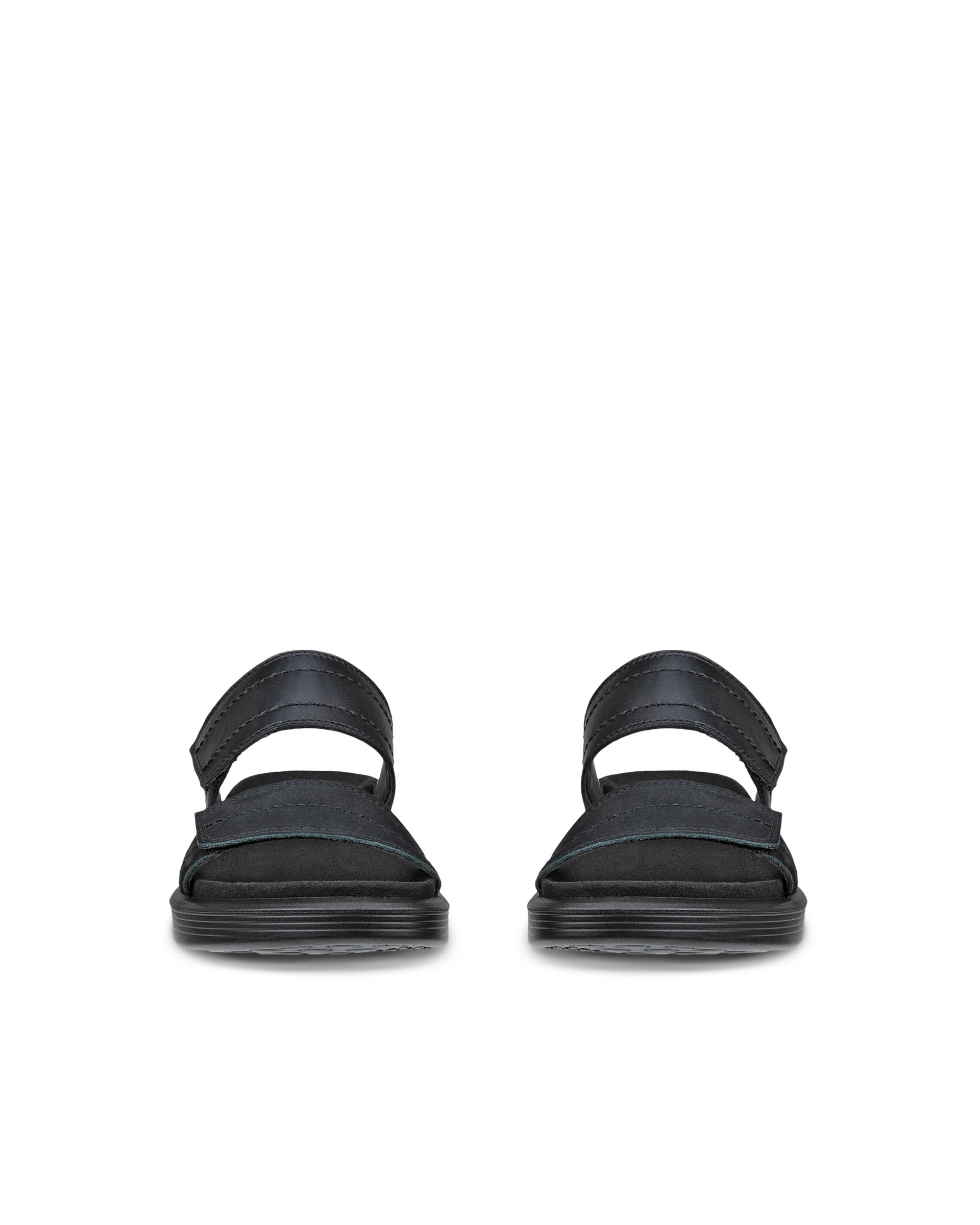 ECCO SOFT WOMEN'S SLIDE SANDAL - Black - Front pair