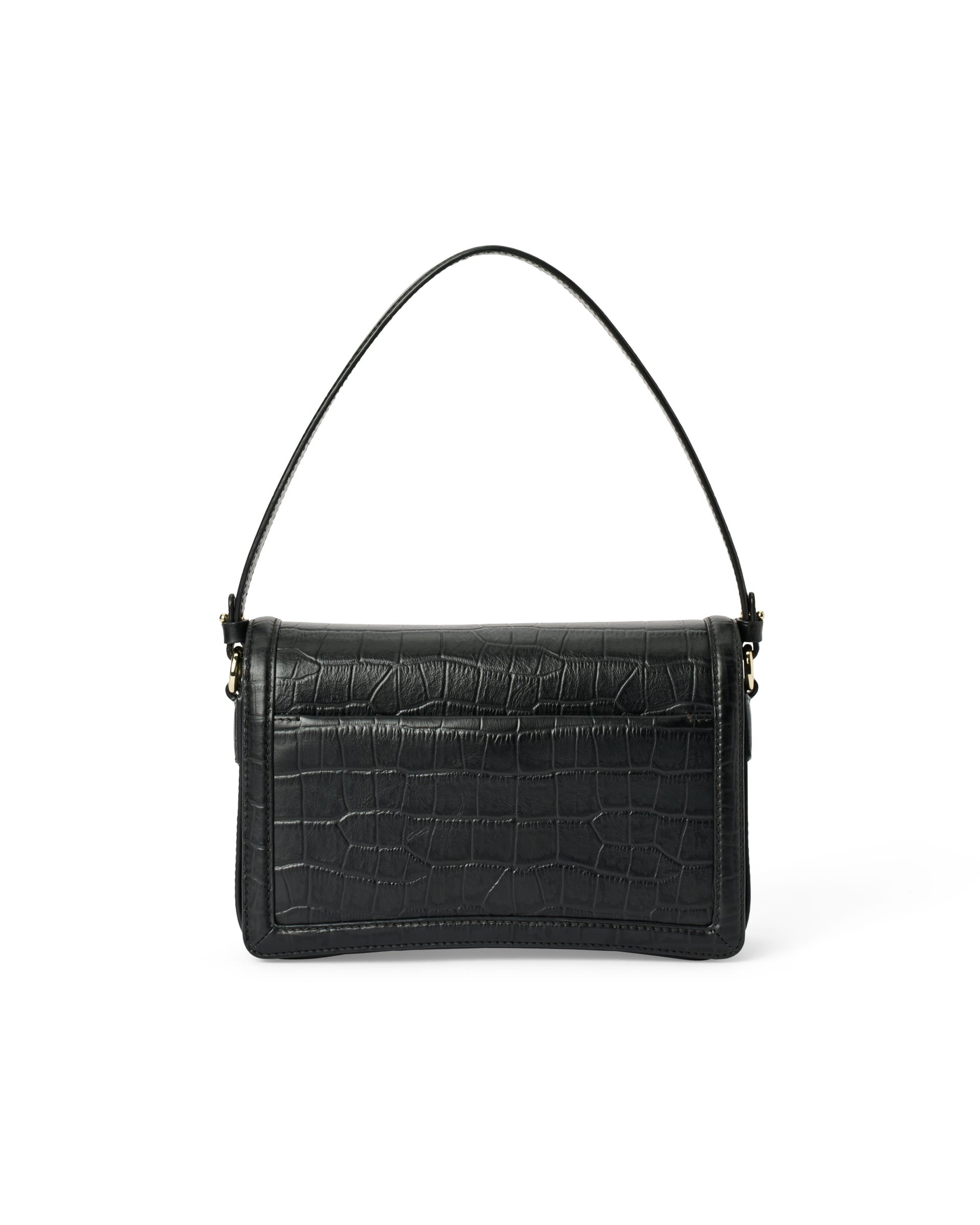 ECCO® PINCH BAG crossbody lædertaske med opadbuet bund til damer - Sort - Main