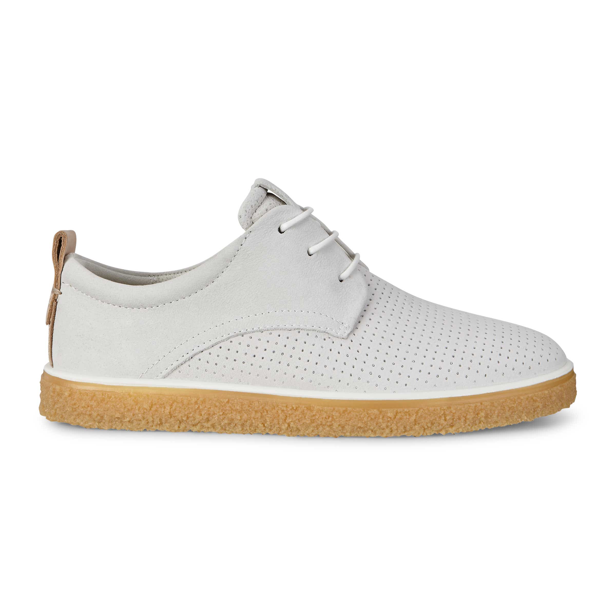 ECCO Womens Crepetray Tie - White - Outside