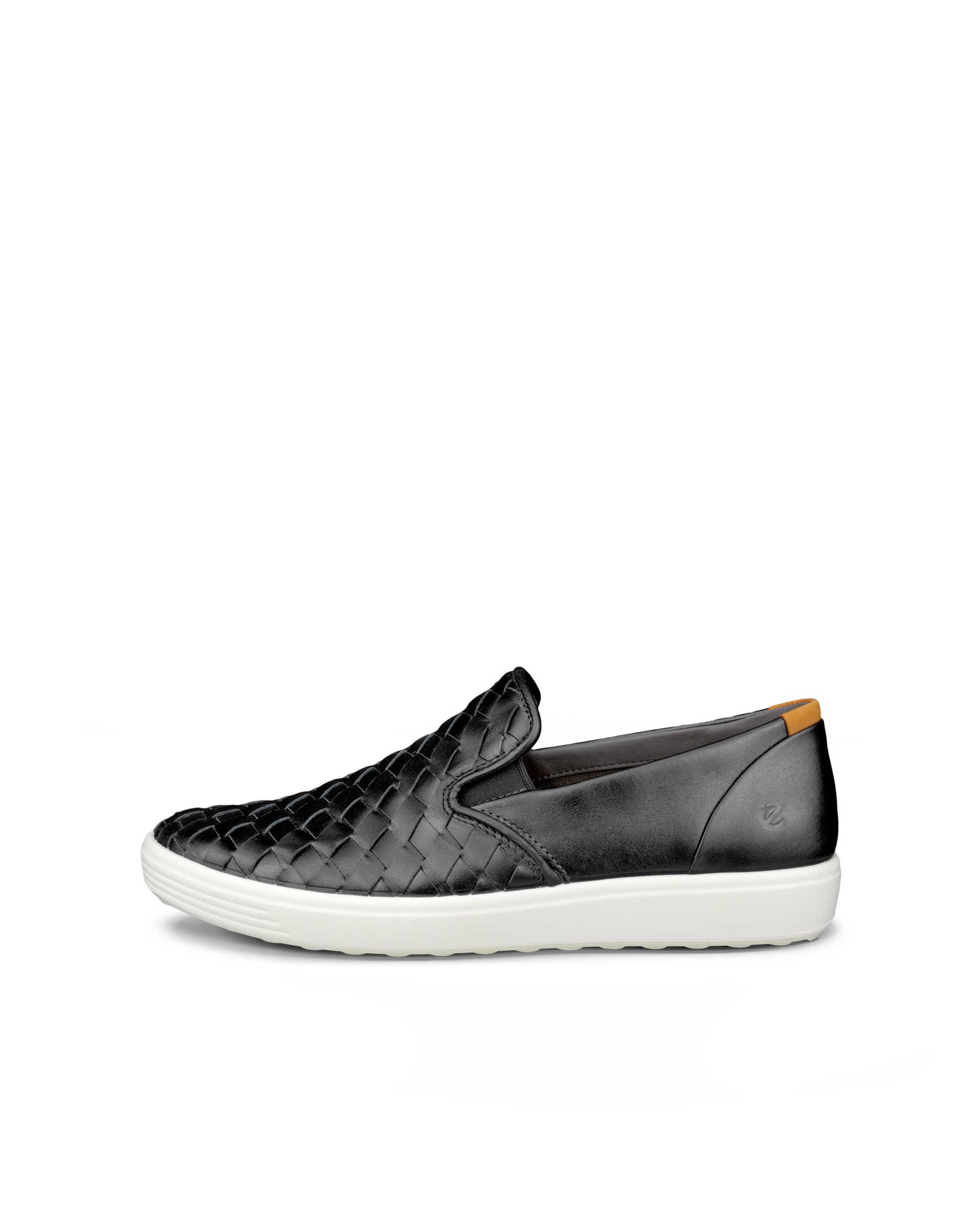 ECCO SOFT 7 W WOVEN SLIP ON - Metallics - Outside