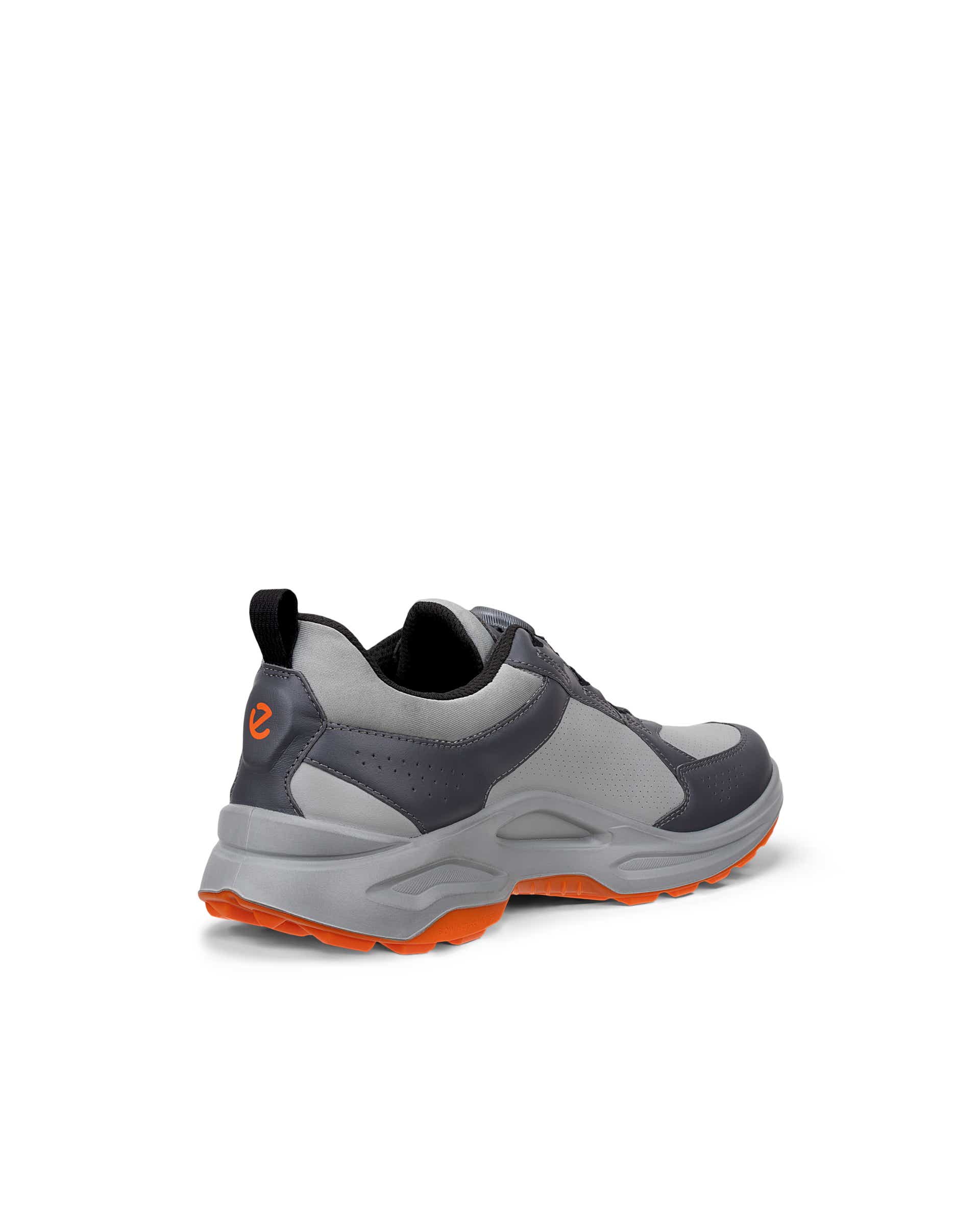 Men's ECCO® Golf Biom H6 BOA Leather Waterproof Shoe - Gray - Back