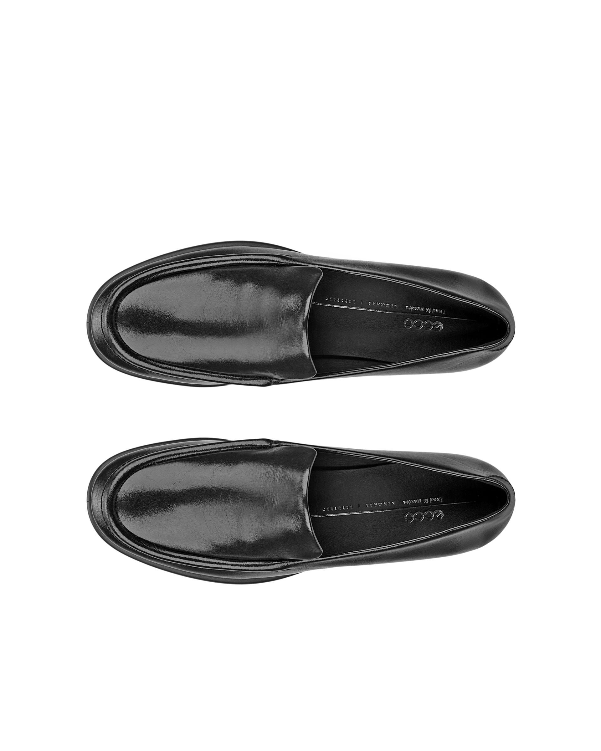 Women's ECCO® Sculpted LX Leather Moccasin - Black - Top left pair