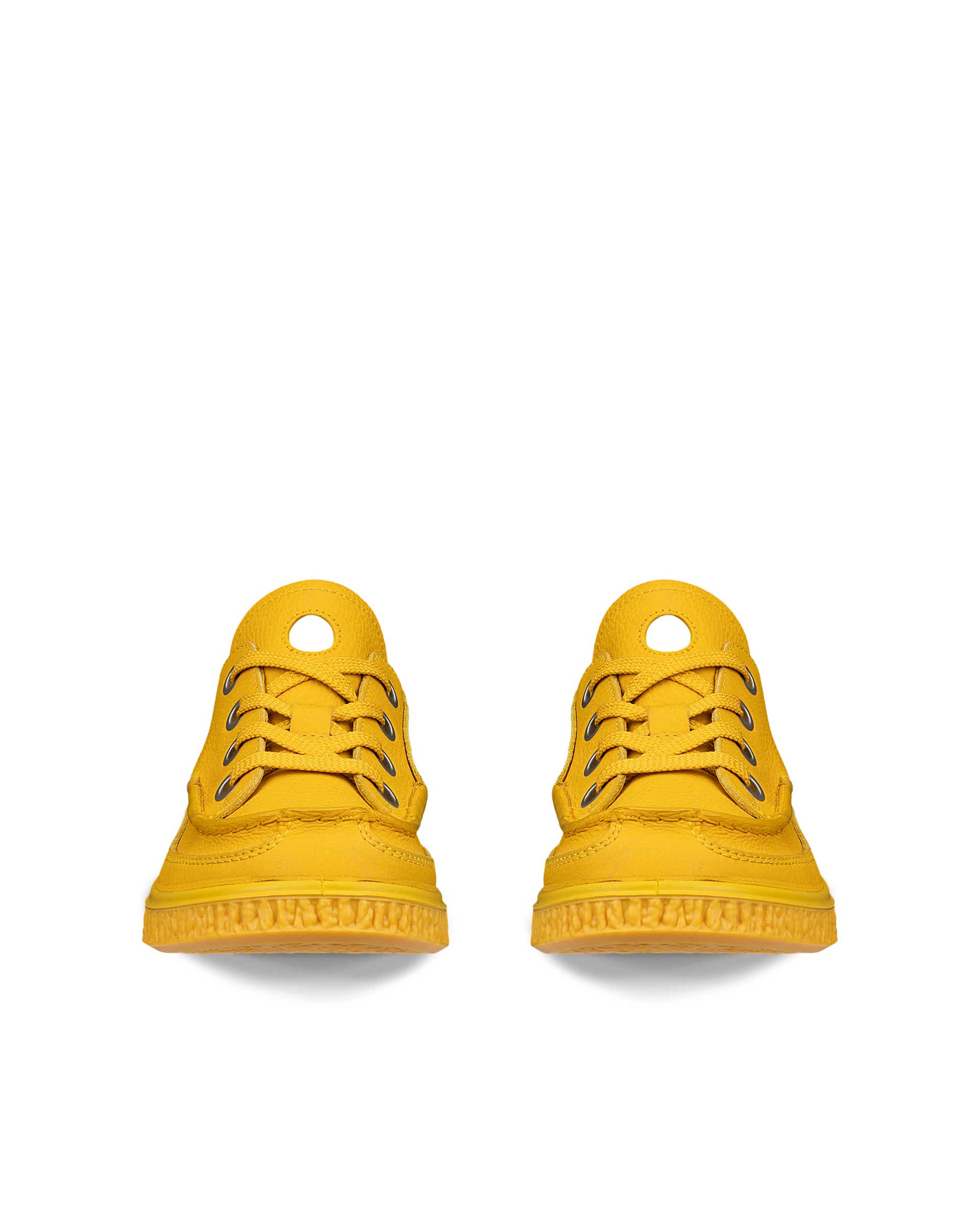 ECCO® WALKER 3.0 Moc-Toe-sko i skinn herr - Gul - Front pair
