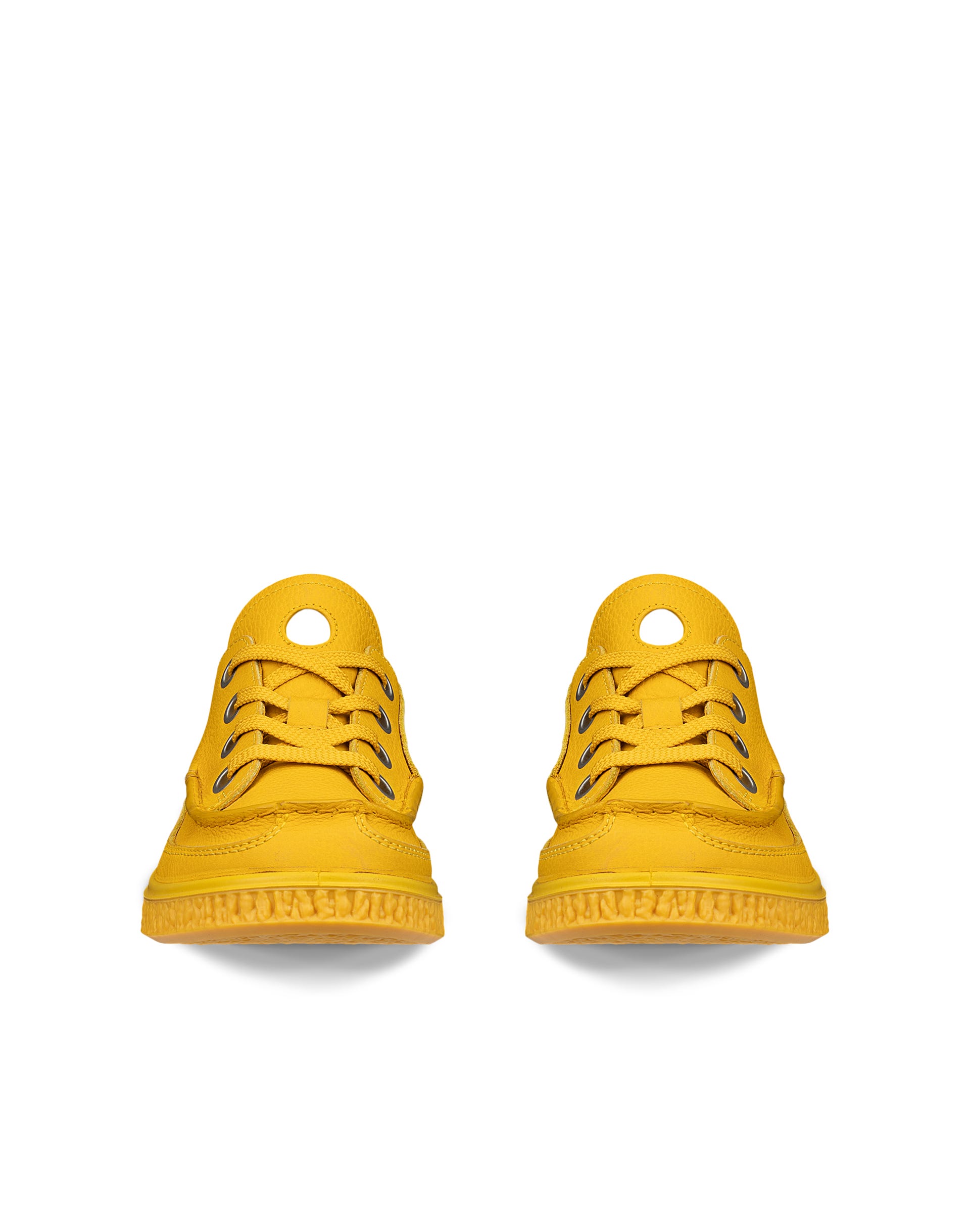 ECCO® WALKER 3.0 Moc-Toe-sko i skinn herr - Gul - Front pair