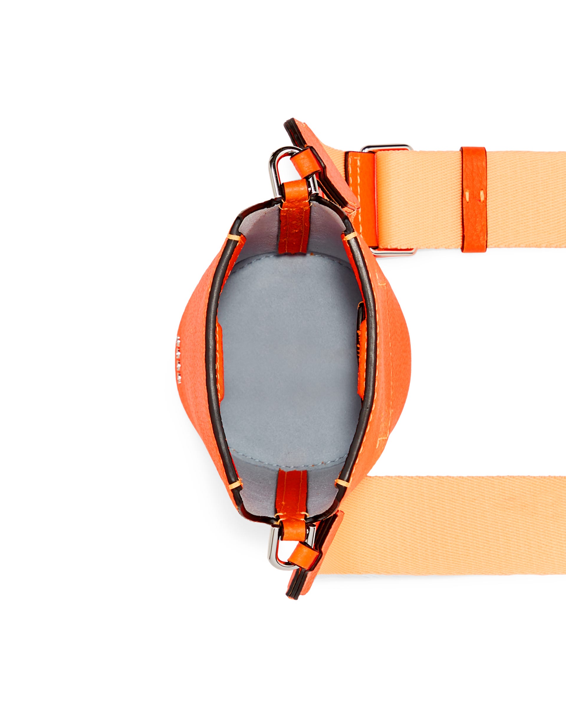 ECCO® Pot Pop Pebbled Leather Crossbody Bag - Orange - Birdeye
