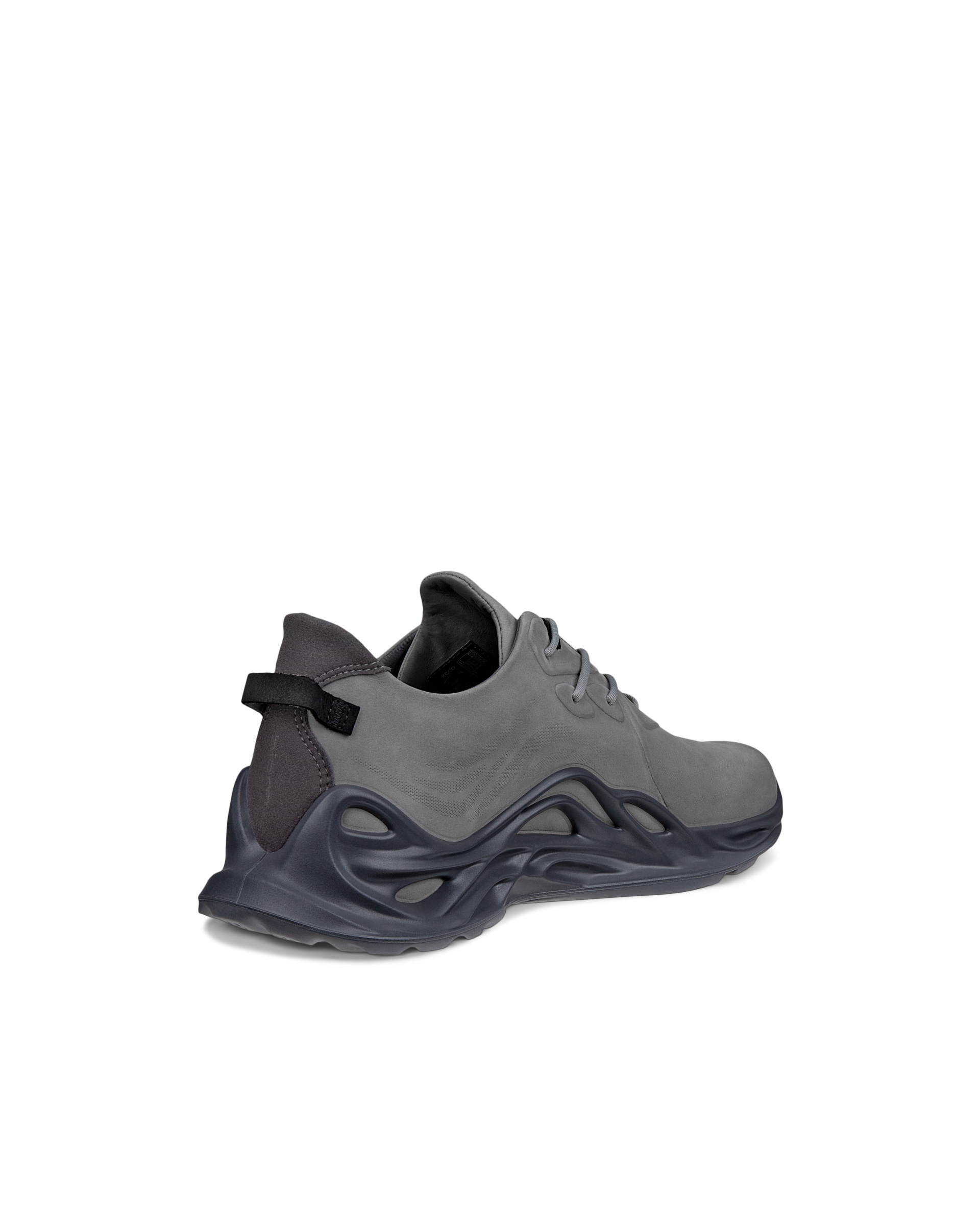 ECCO® BIOM INFINITE Herren Sneaker aus Nubukleder - Grau - Back