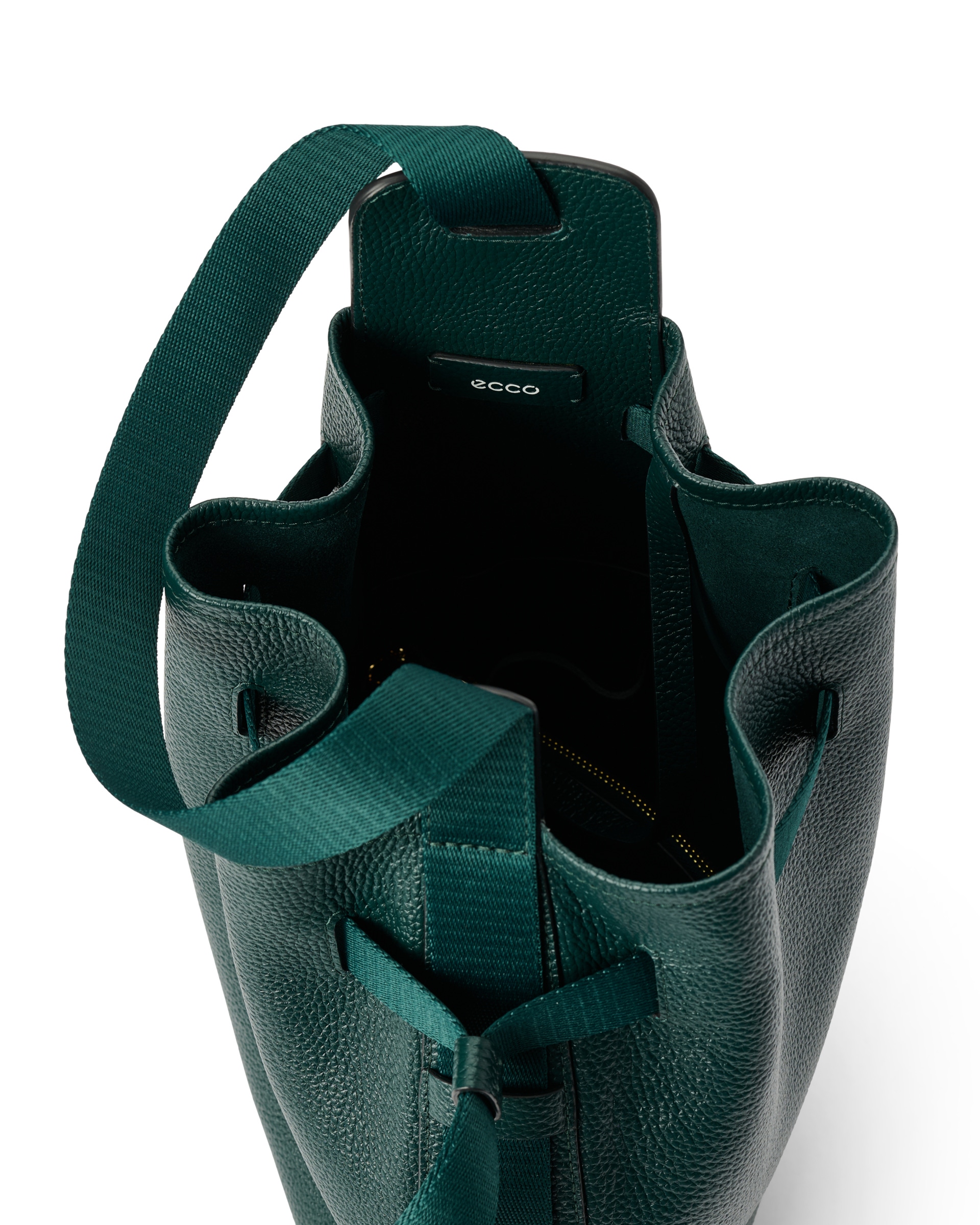 ECCO® Sail Bag kožna torba hobo - Zelena - Inside