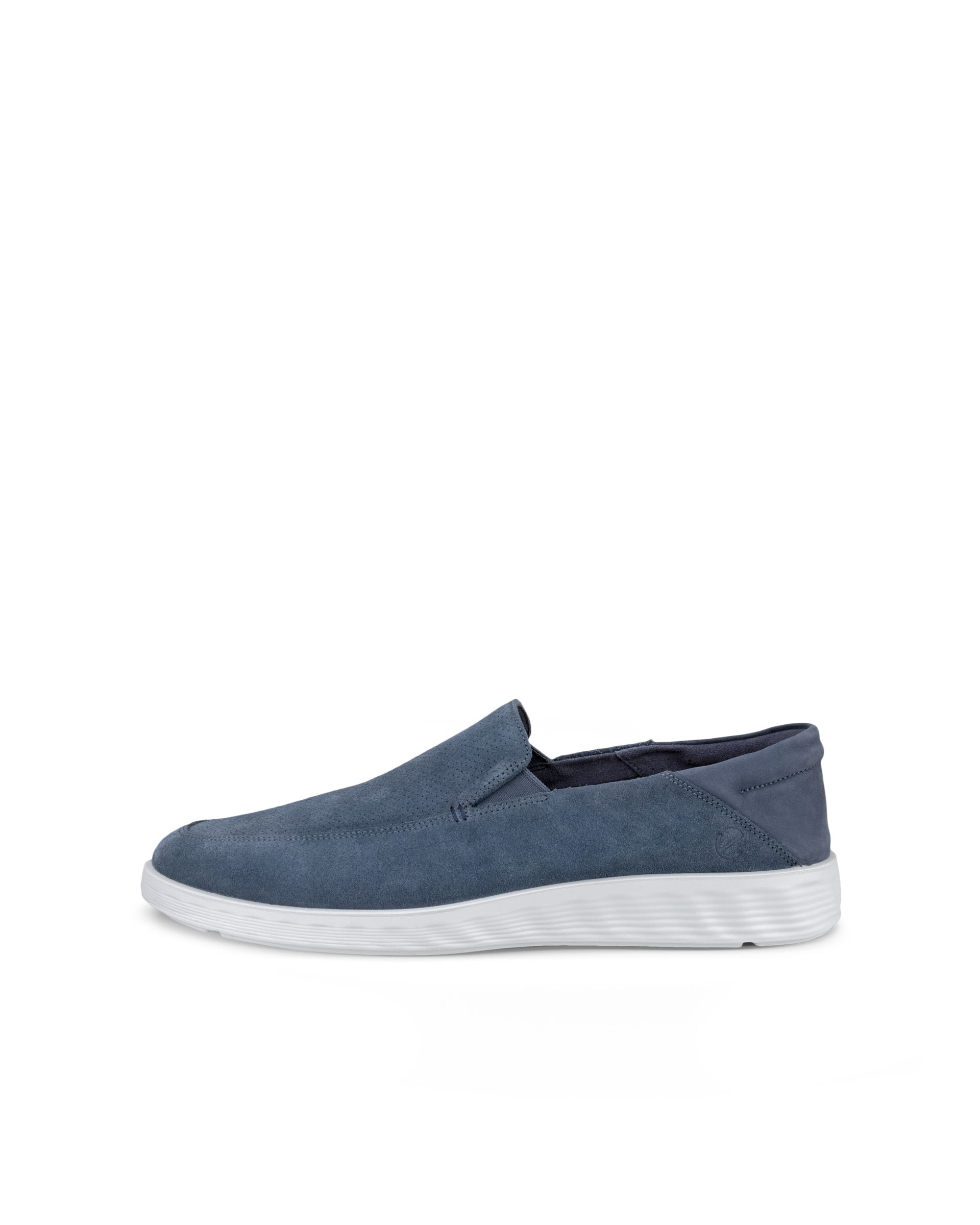 ECCO Men S Lite Hybrid Slip-Ons - Blue - Outside
