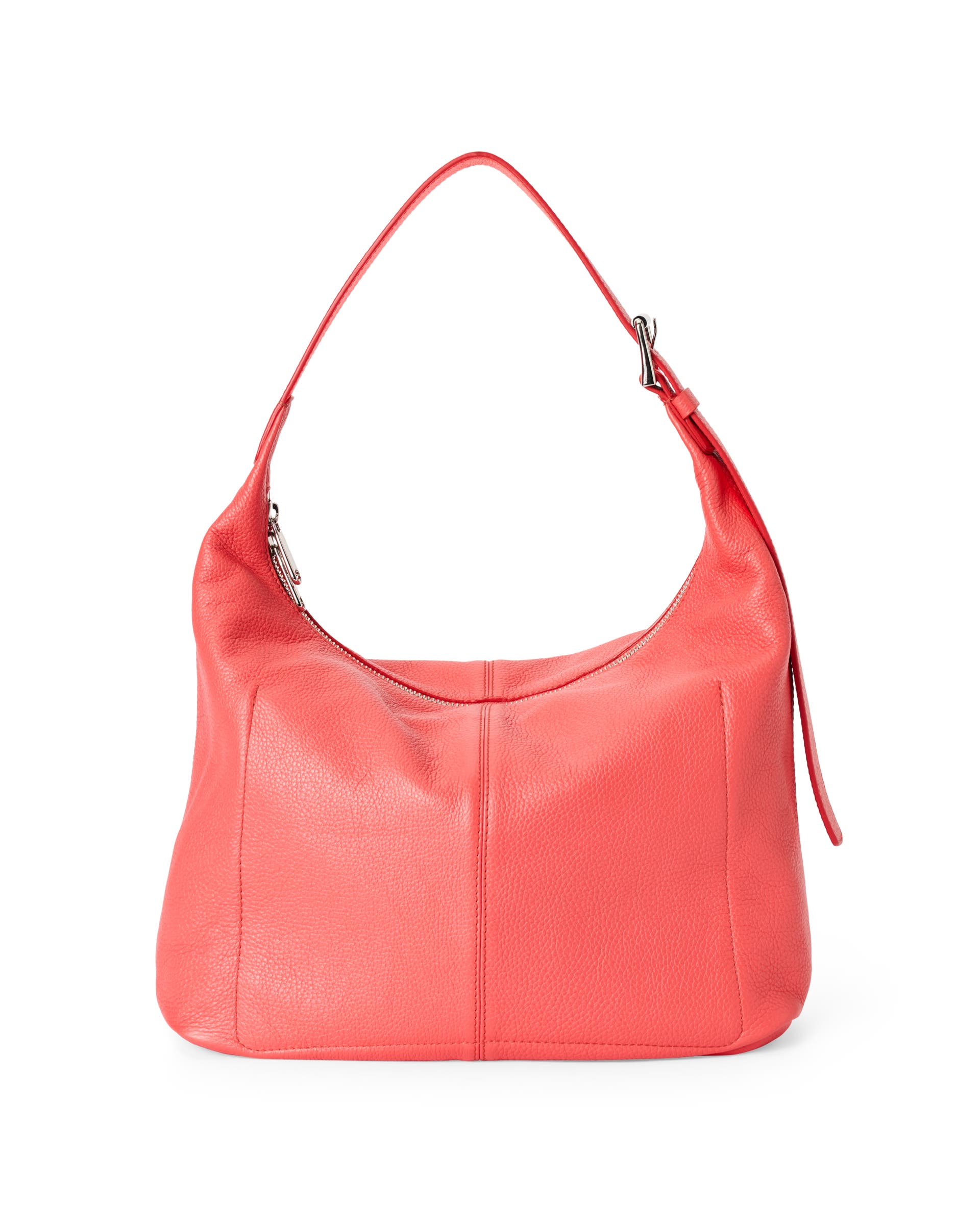 ECCO Hobo Soft Pebbled レザーホーボーバッグ - レッド - Back
