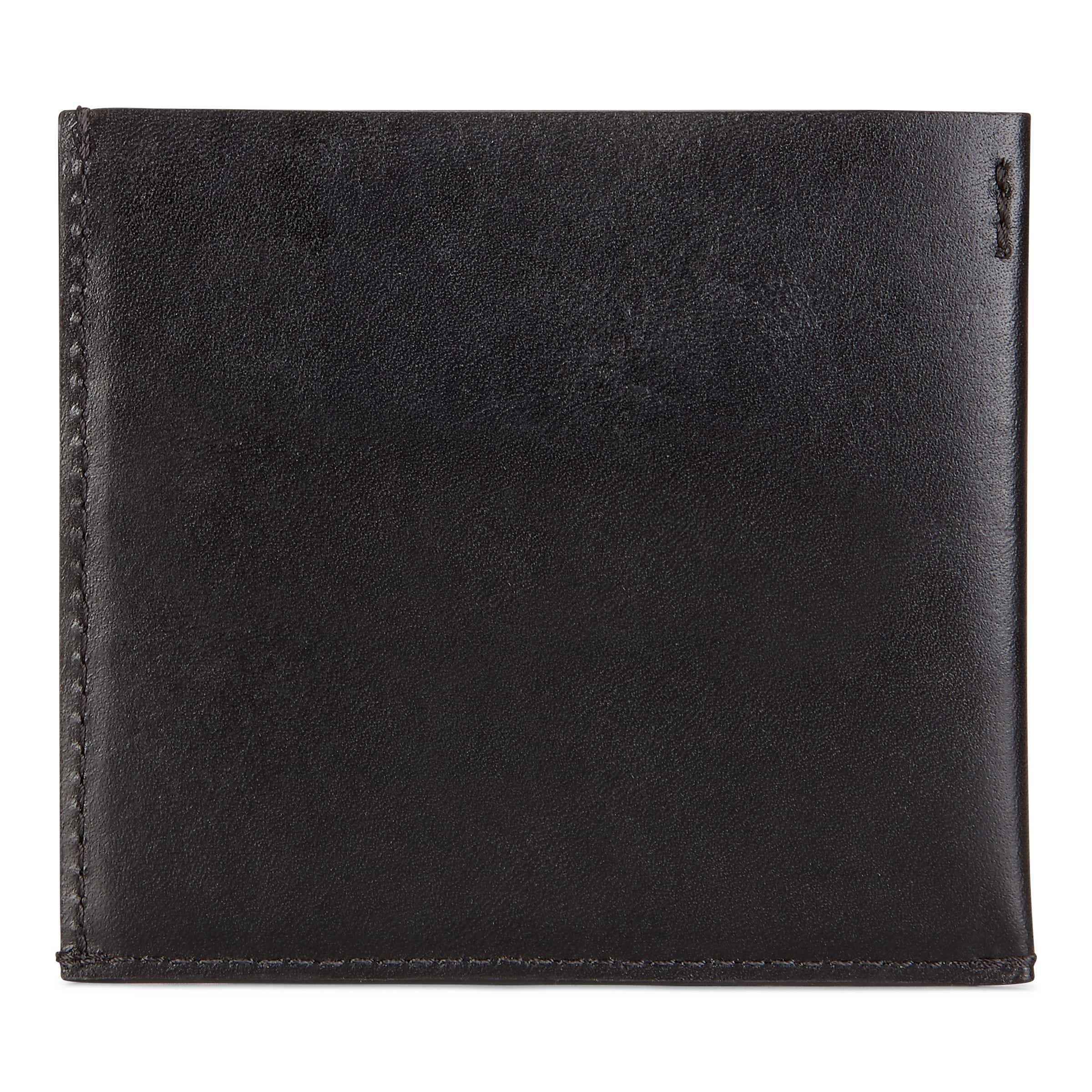 ECCO Lars Slim Card Case - Black - Back