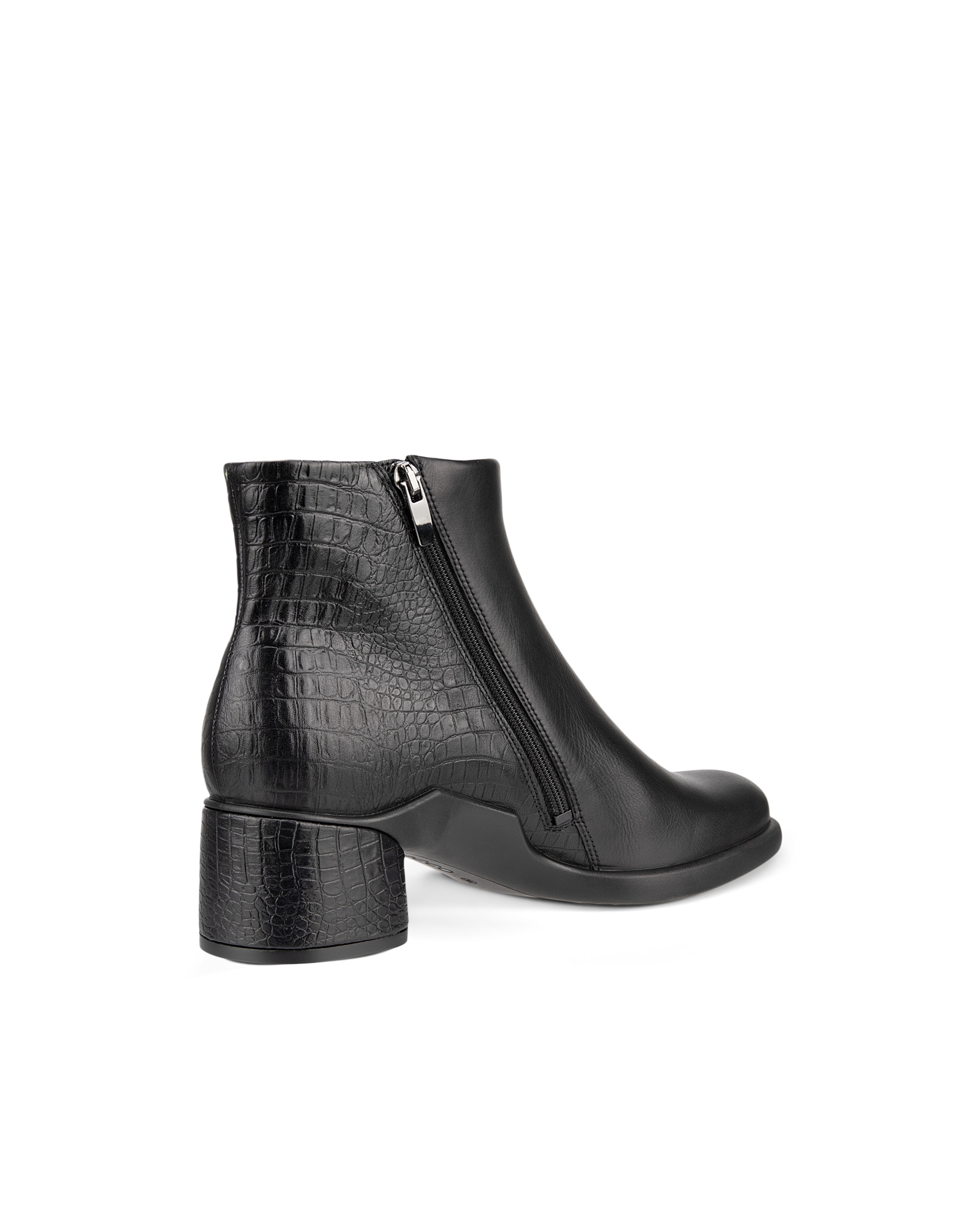 ECCO Sculpted LX 35 ウィメンズ レザーミッドカットブーツ - ブラック - Back