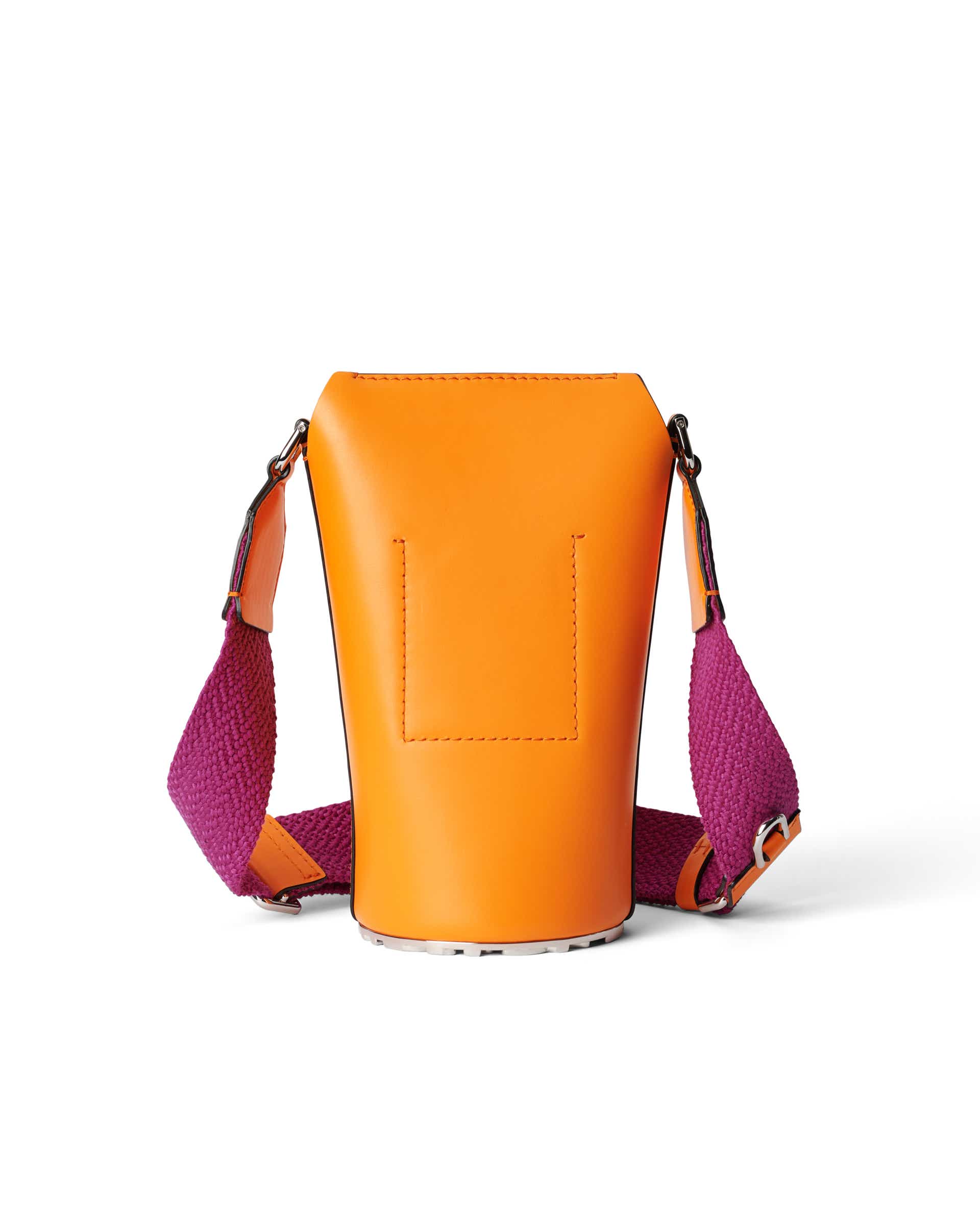 ECCO® Pot Wave Plate Smooth sac bandoulière cuir - Orange - Back