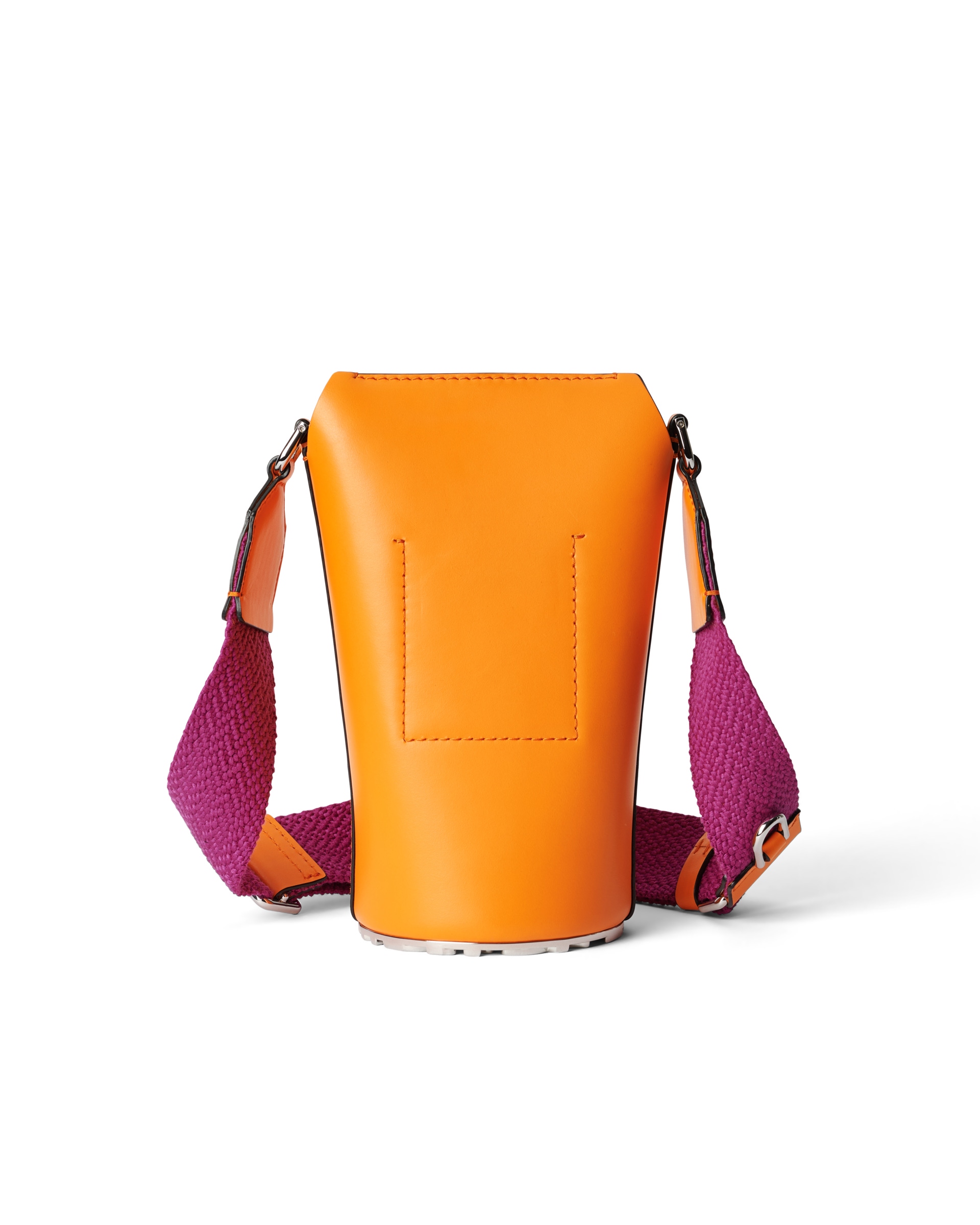 ECCO® Pot Wave Plate Smooth sac bandoulière cuir - Orange - Back