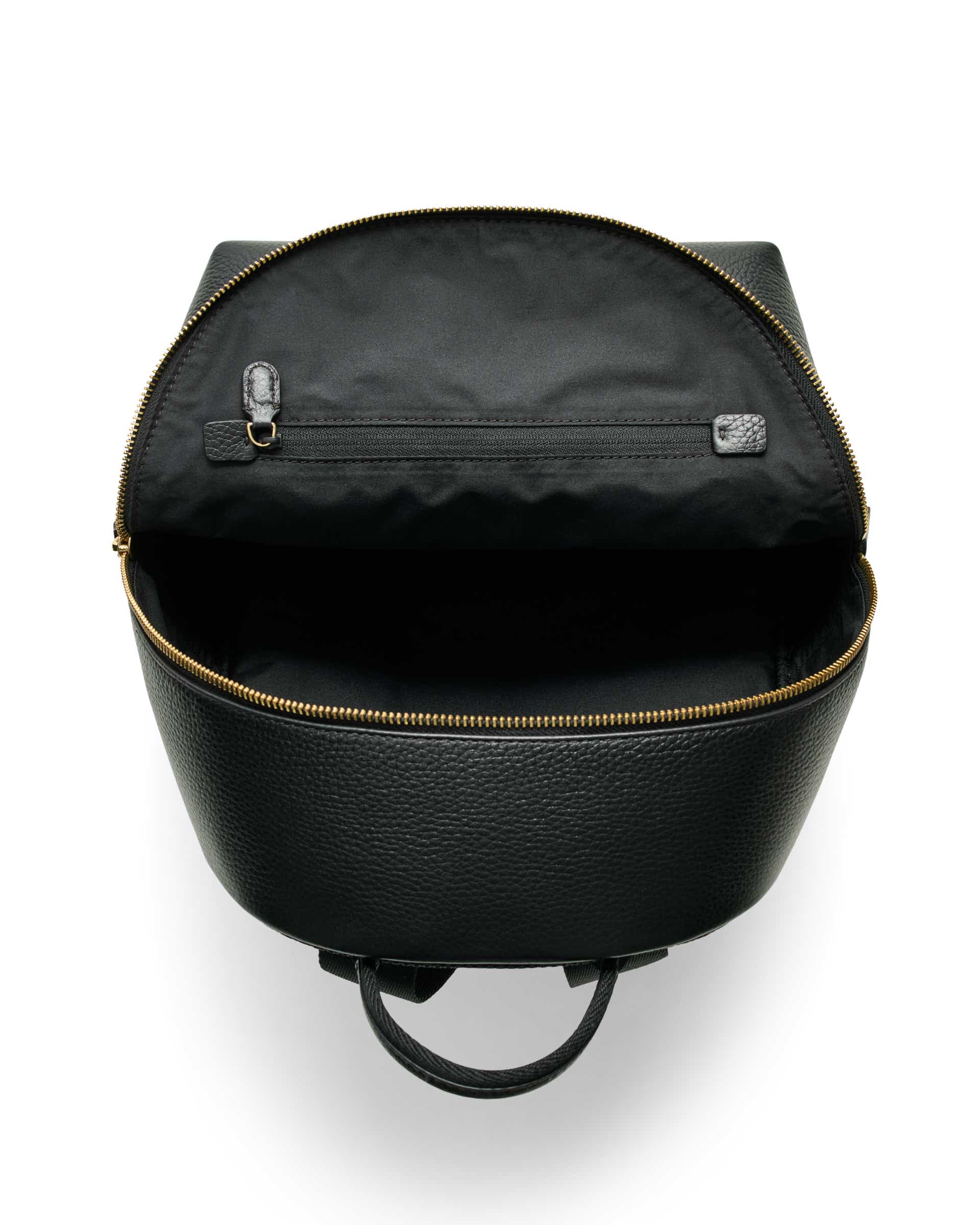 Kožený ruksak ECCO® ESSENTIAL - Čierna - Birdeye