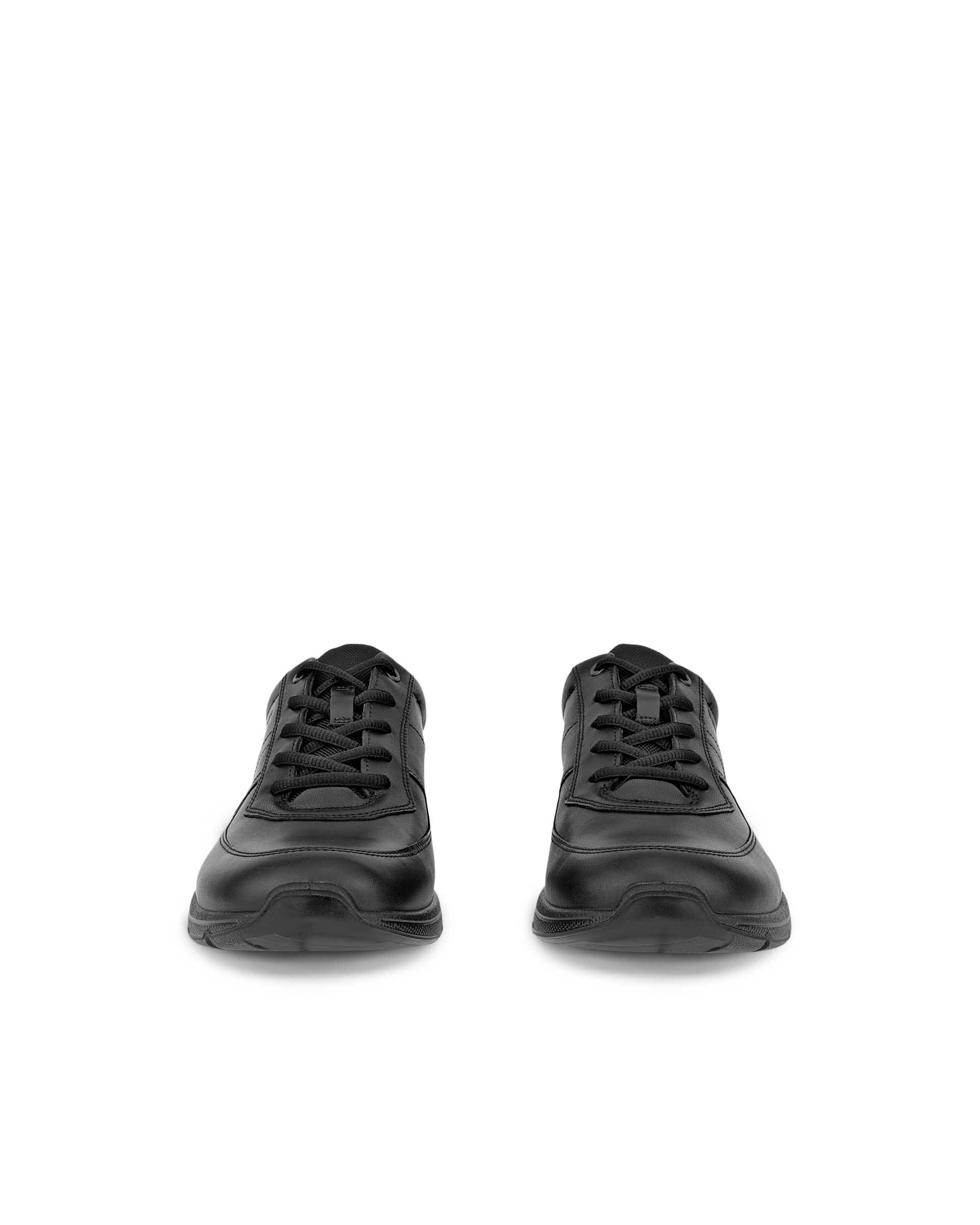 ECCO® Irving chaussures à lacet en cuir Gore-Tex pour homme - Noir - Front pair
