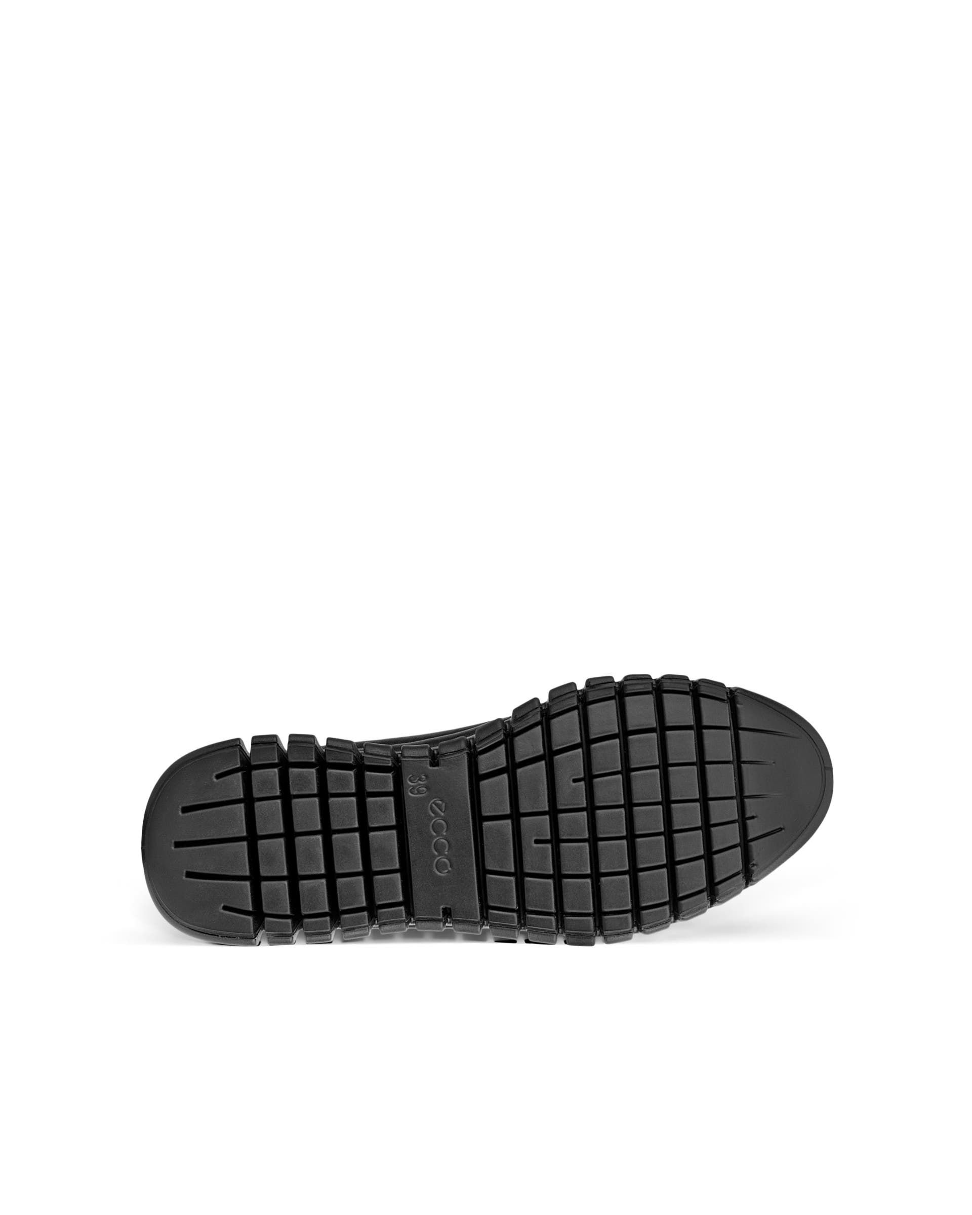 ECCO Gruuv ウィメンズ レザースニーカー - ブラック - Sole