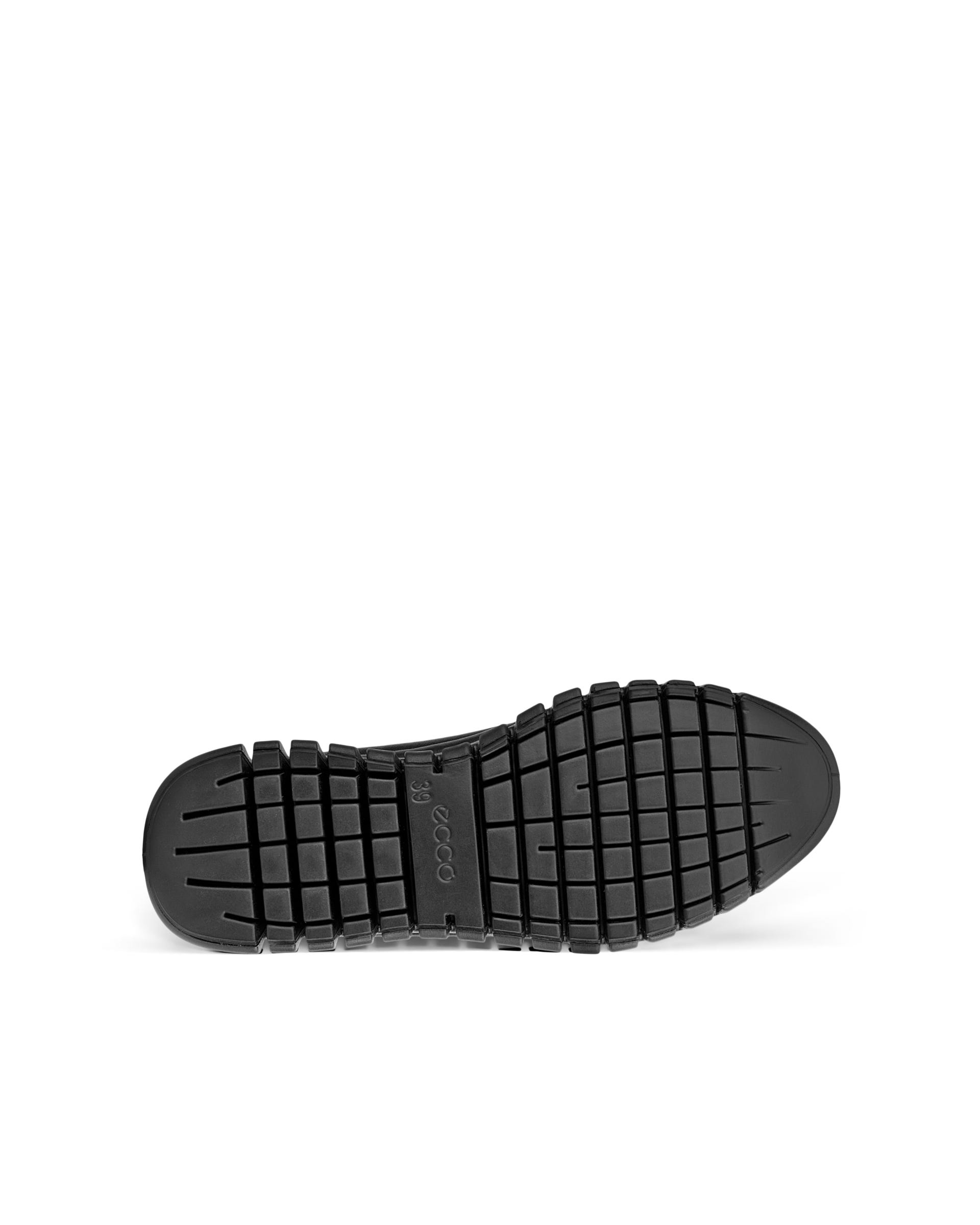 ECCO Gruuv ウィメンズ レザースニーカー - ブラック - Sole