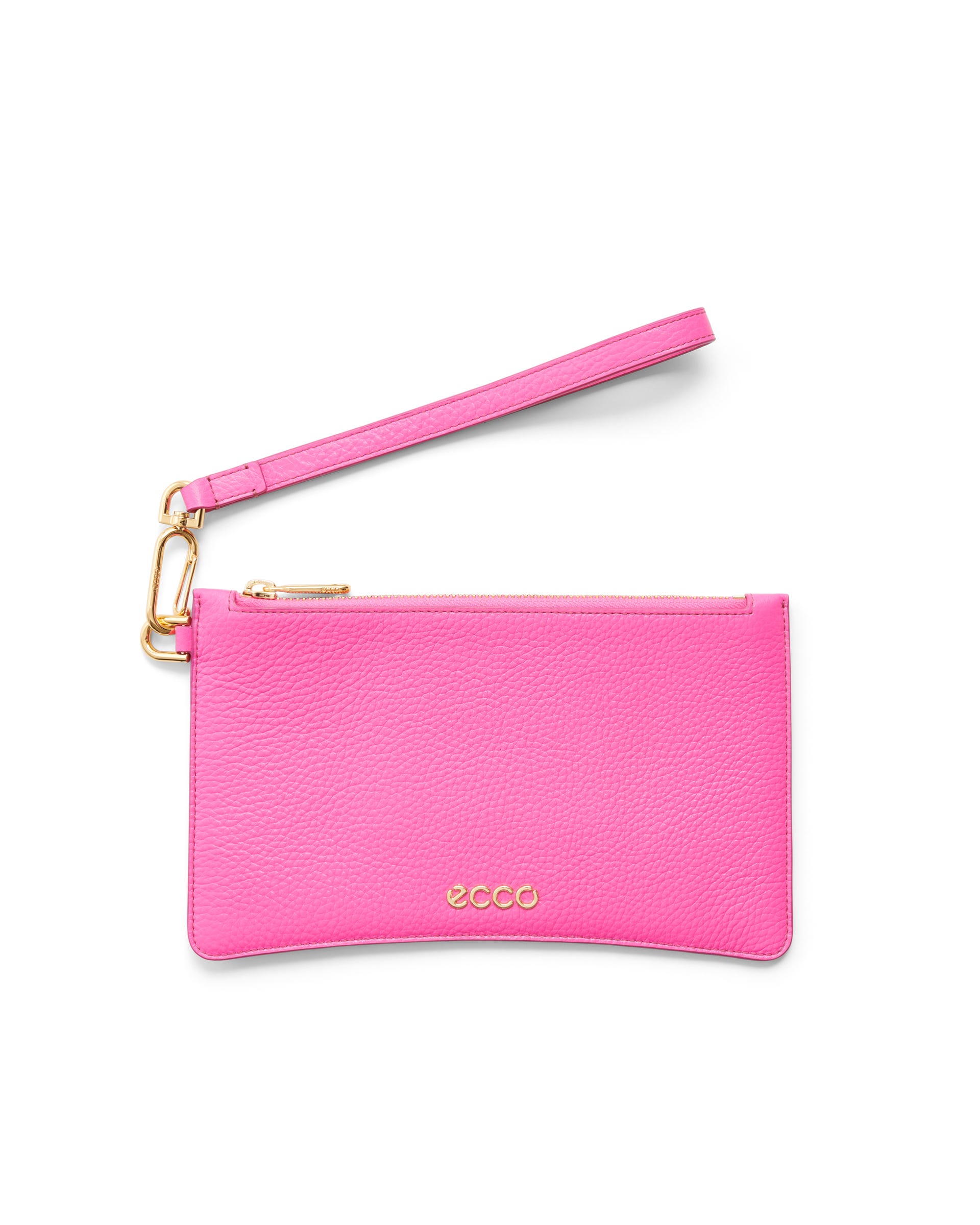 ECCO® Medium Soft Leather Wristlet - Pink - Main