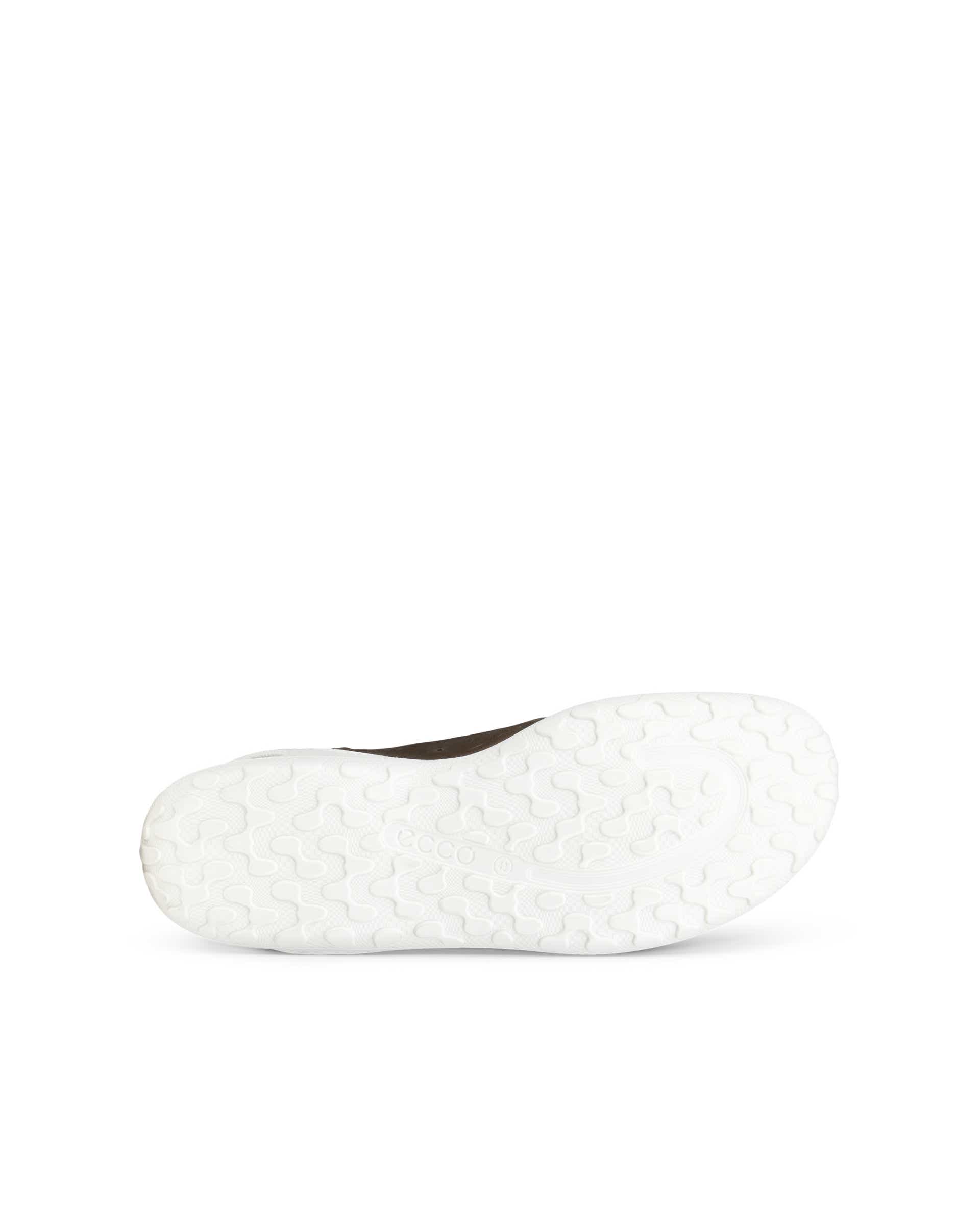 Męskie sznurowane buty z nubuku ECCO® BIOM EVERYDAY - Brązowy - Sole