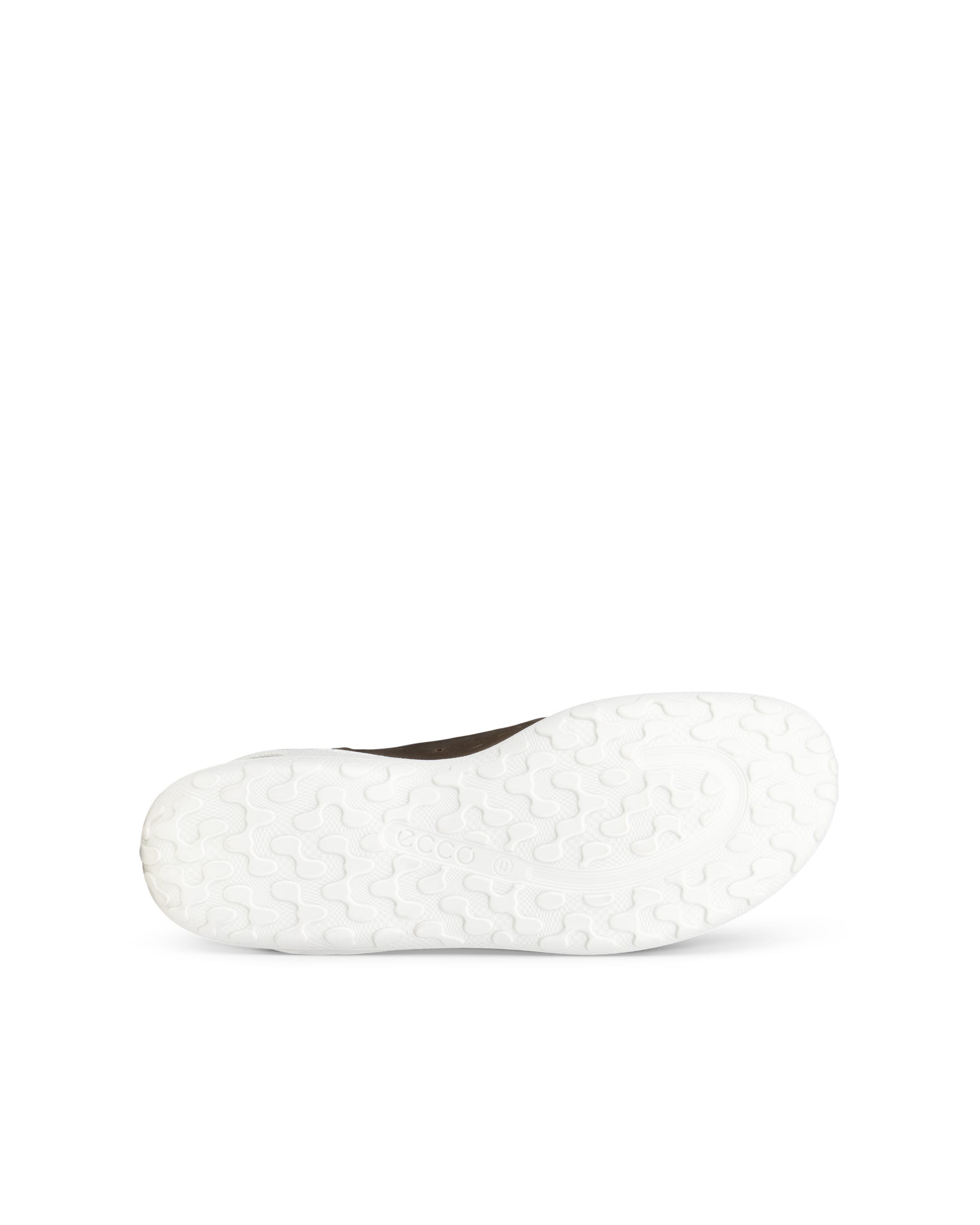 Męskie sznurowane buty z nubuku ECCO® BIOM EVERYDAY - Brązowy - Outside