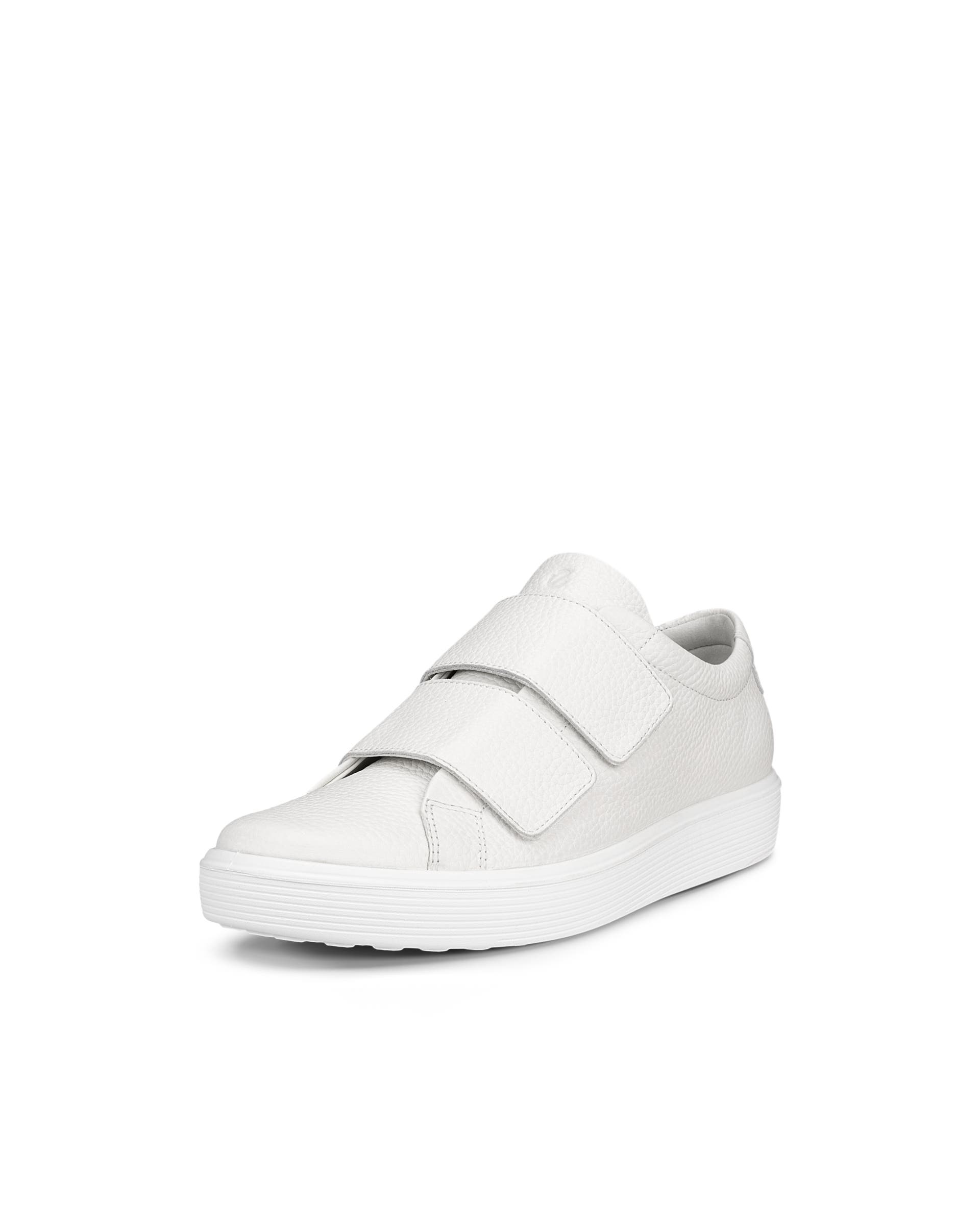 ECCO® Soft 60 baskets en cuir pour femme - Blanc - Main