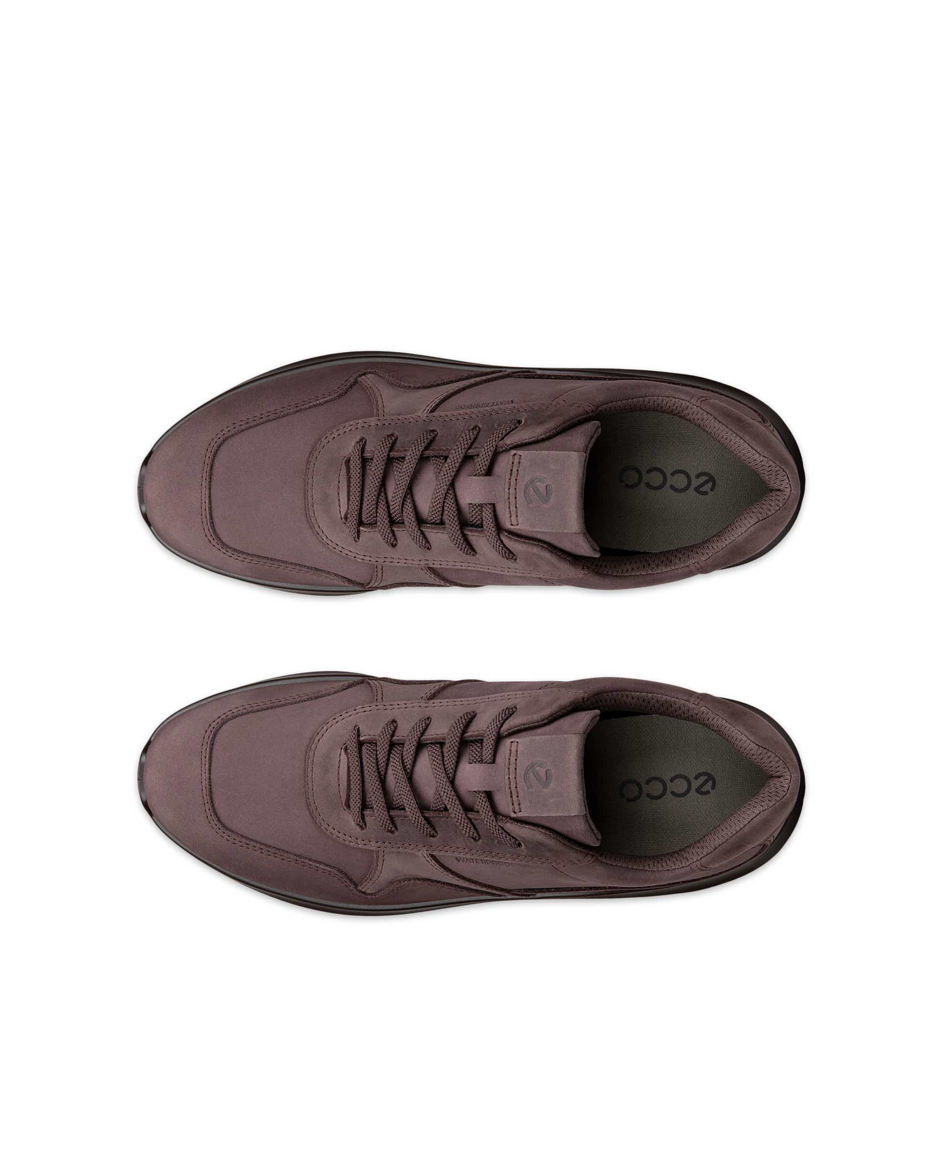 Women's ECCO® VALERIE Nubuck Trainer - Purple - Top left pair