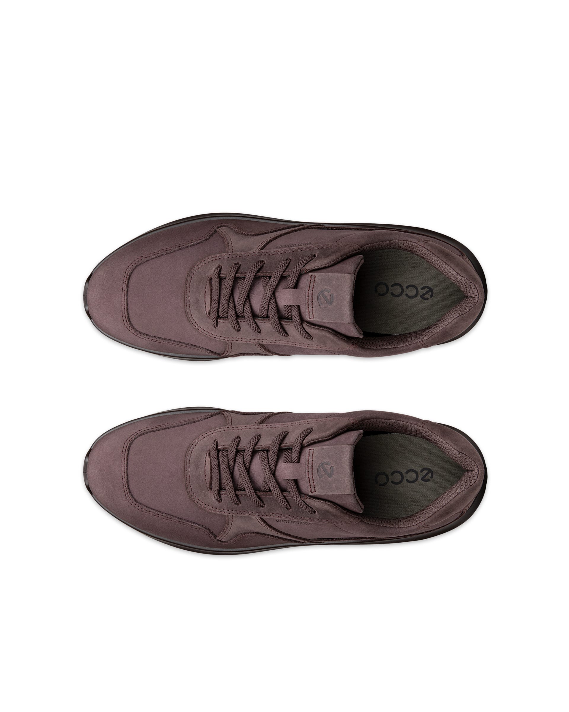 Women's ECCO® VALERIE Nubuck Trainer - Purple - Outside