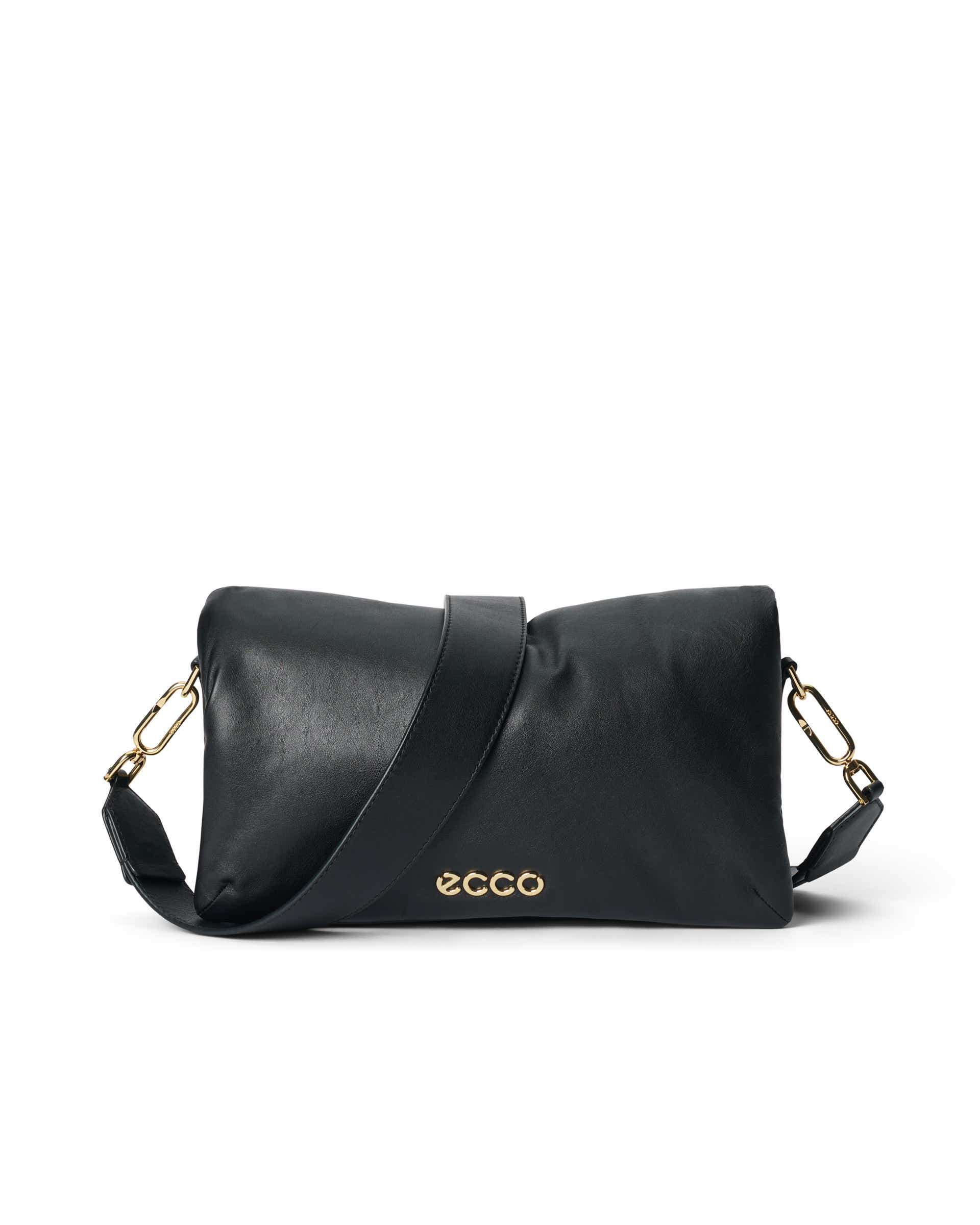 ECCO Pinch Large Soft レザーピンチクロスボディバッグ - ブラック - Main