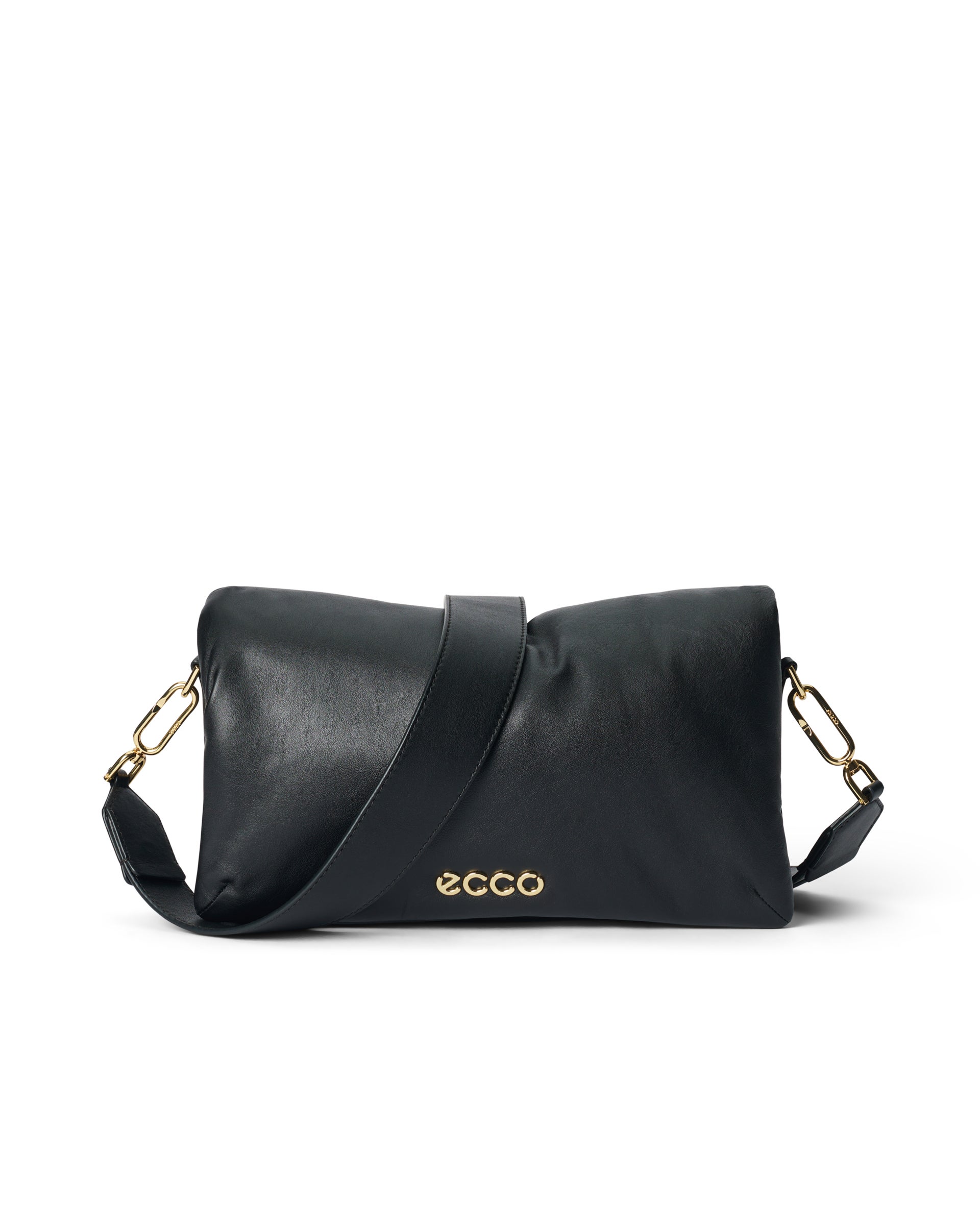 ECCO Pinch Large Soft レザーピンチクロスボディバッグ - ブラック - Main