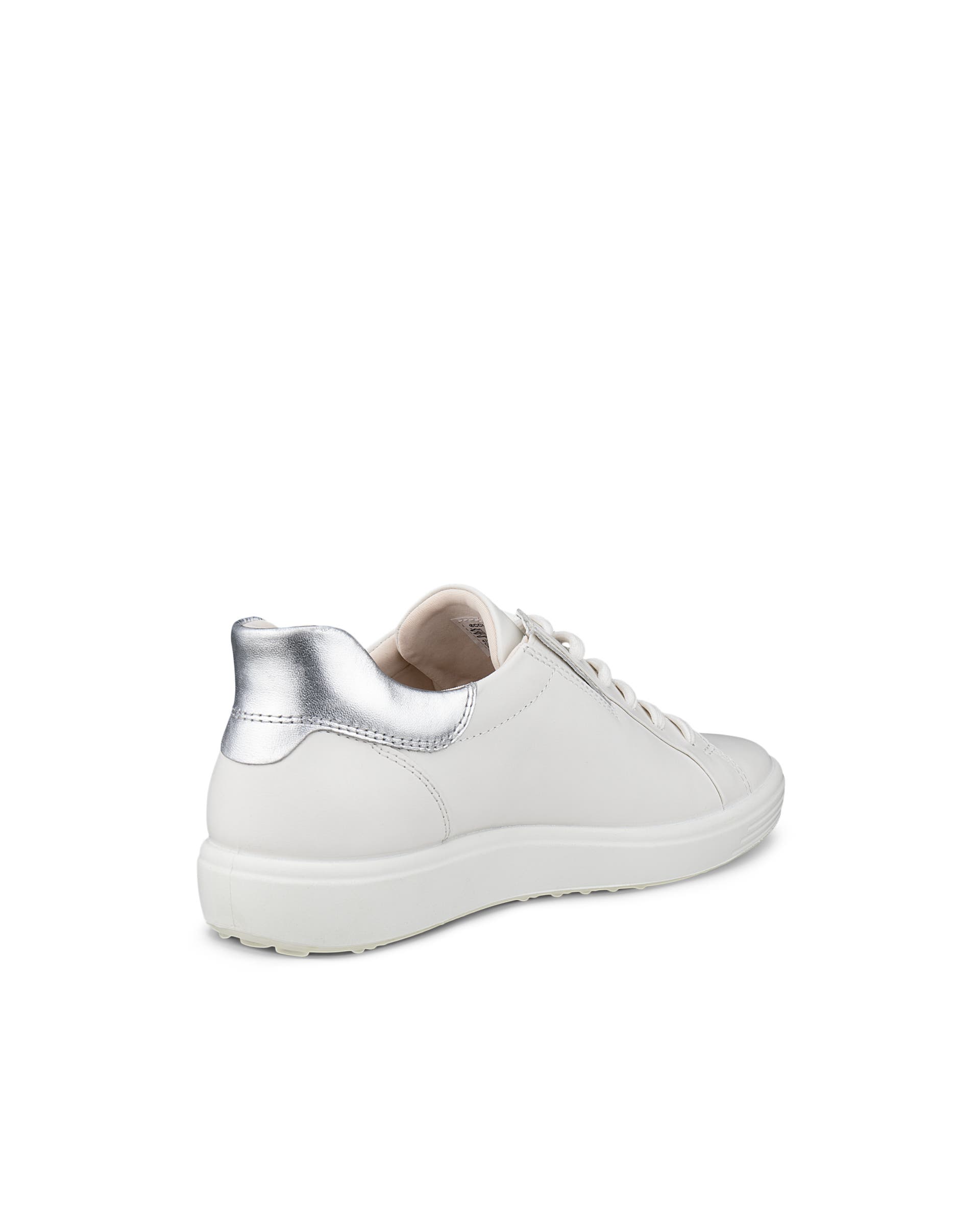 ECCO® Soft 7 Damen Ledersneaker - Weiss - Back