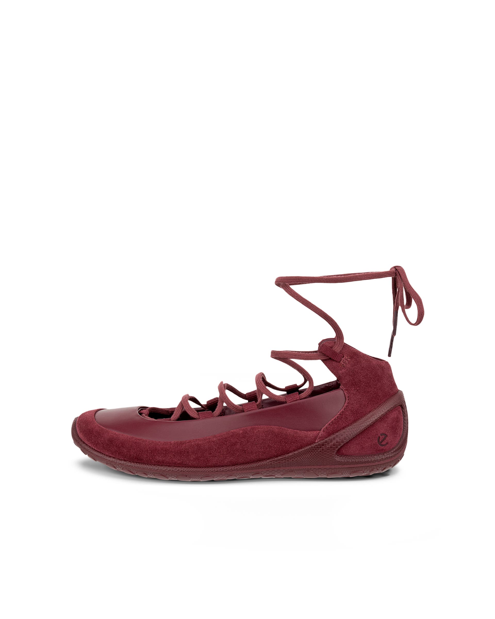 ECCO® BIOM LITE Damen Lederballerina - Rot - Outside