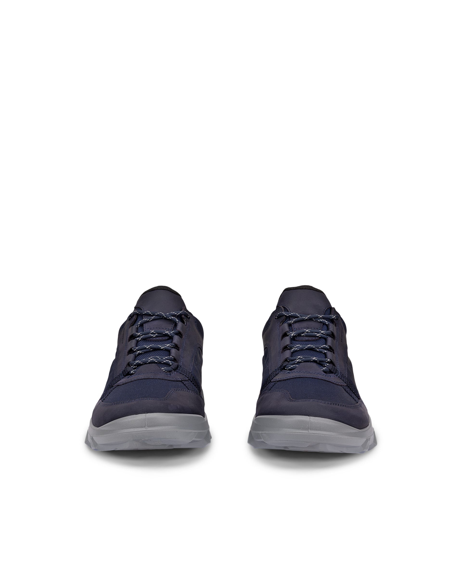 Men's ECCO® MX Low Nubuck Waterproof Sneaker - Blue - Front pair
